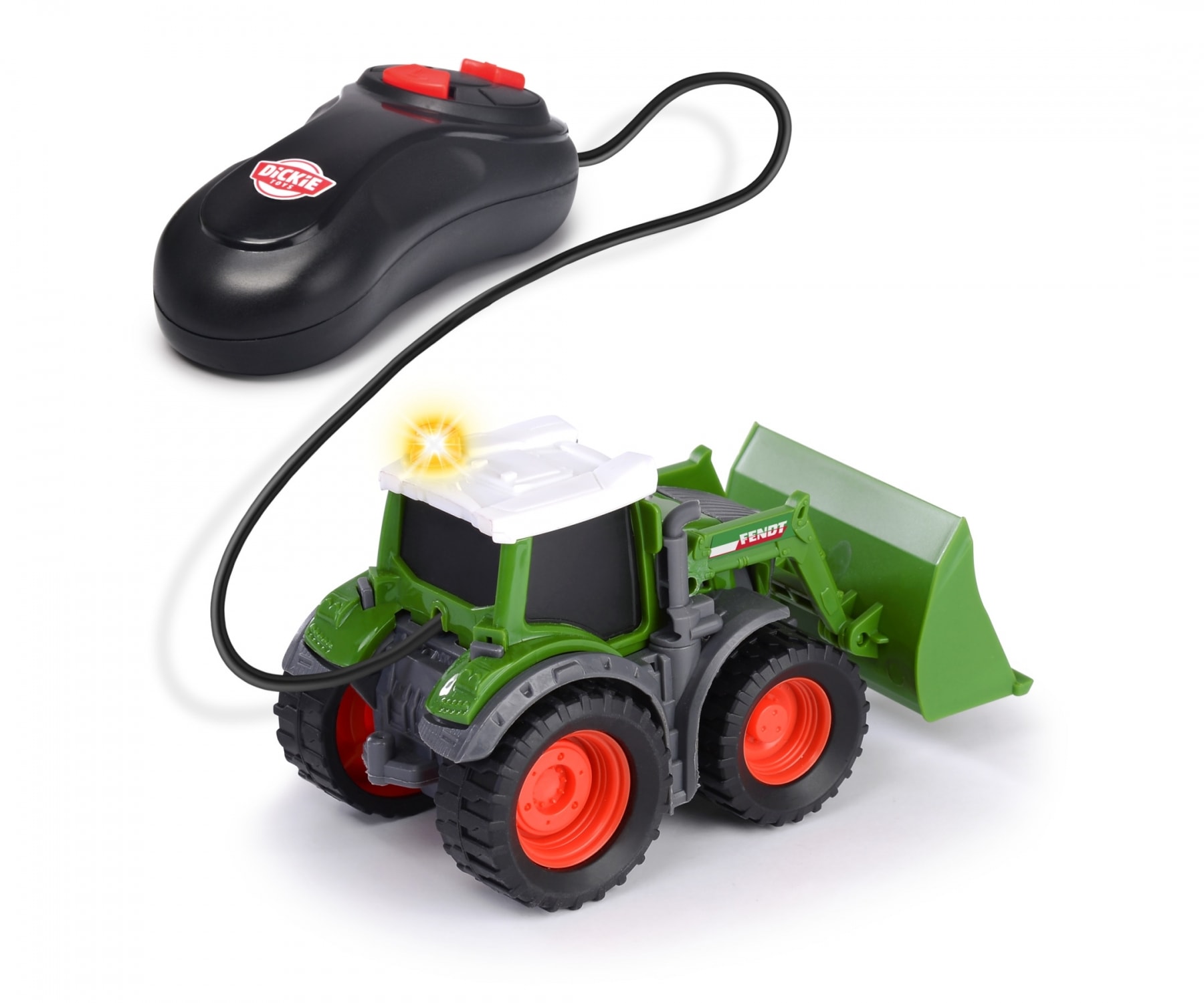 Dickie Toys RC-Traktor »Fendt Spielzeug Traktor mit Kabelfernsteuerung« mit Licht