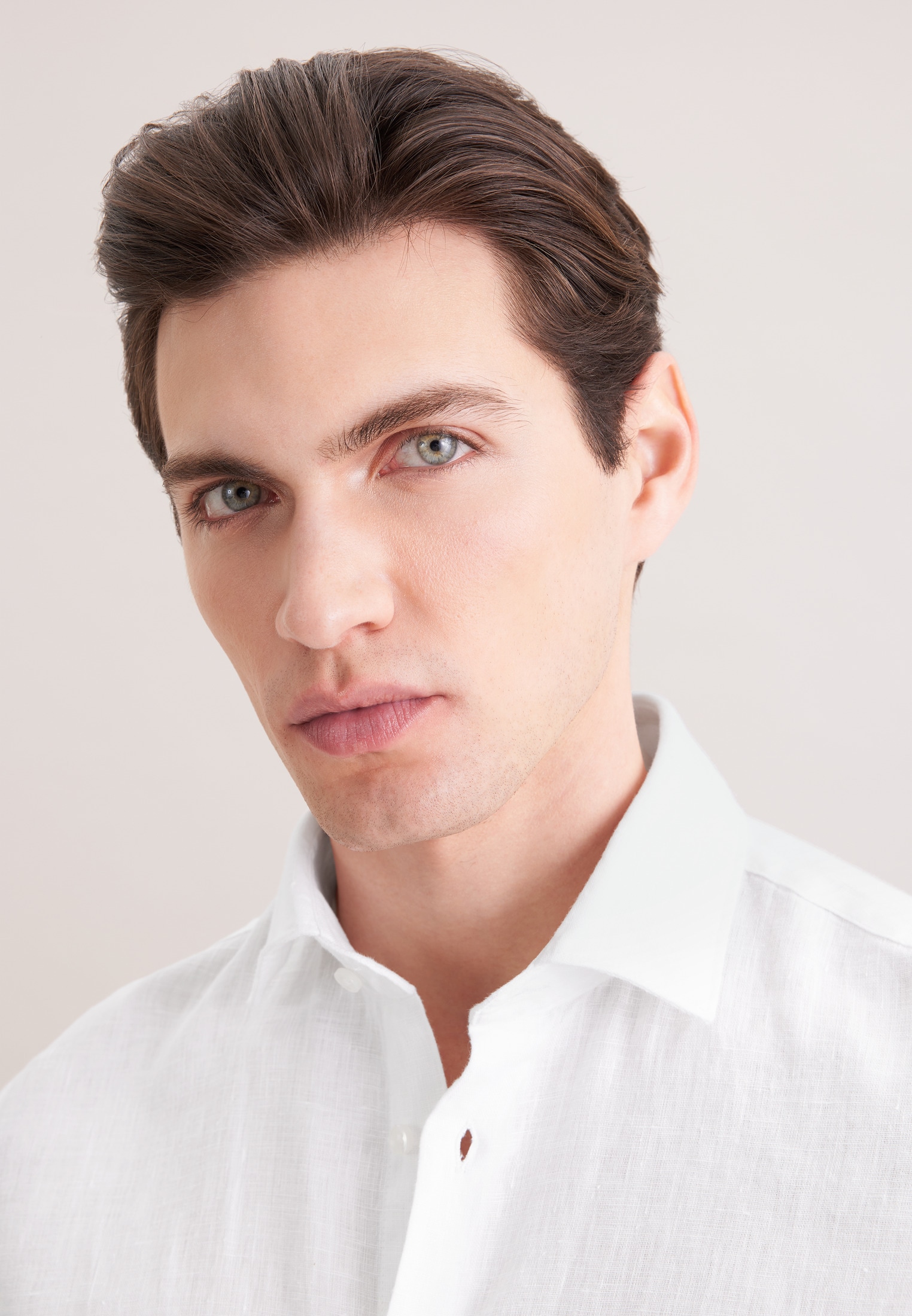 seidensticker Leinenhemd »Schwarze Rose« Slim 1/1 Kentkragen Uni