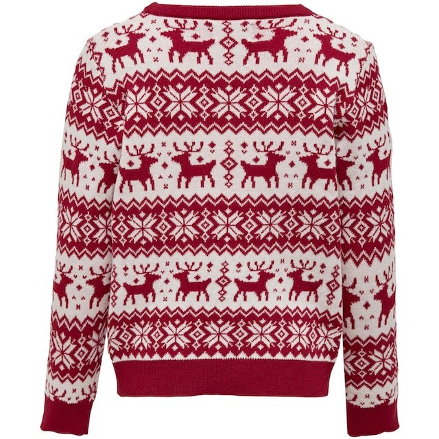 KIDS ONLY Strickpullover »KOGXMAS COMFY SNOWFLAKE L/S PULLOVER« online bei  OTTO