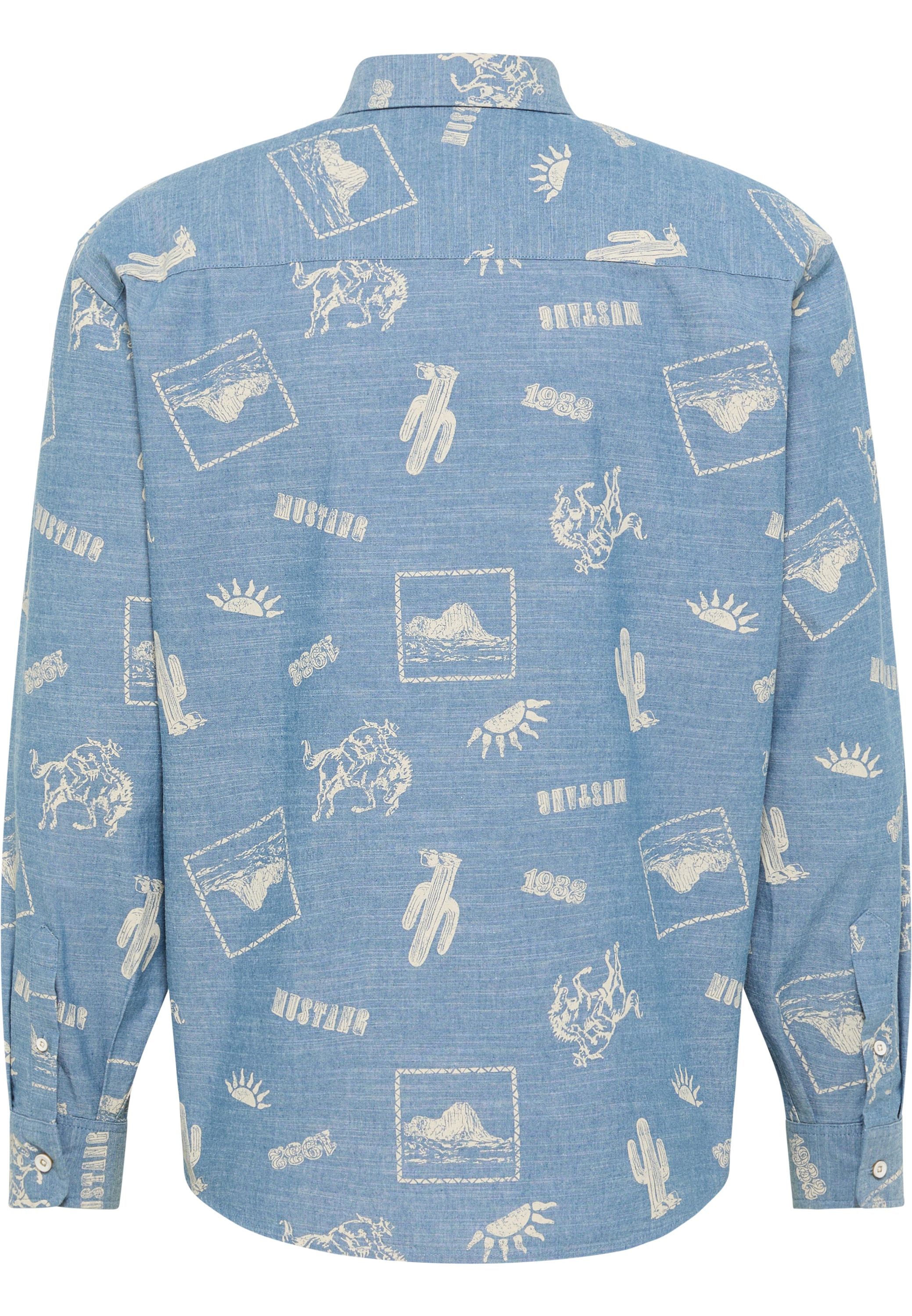 MUSTANG Langarmhemd »Herren Style Elmore«