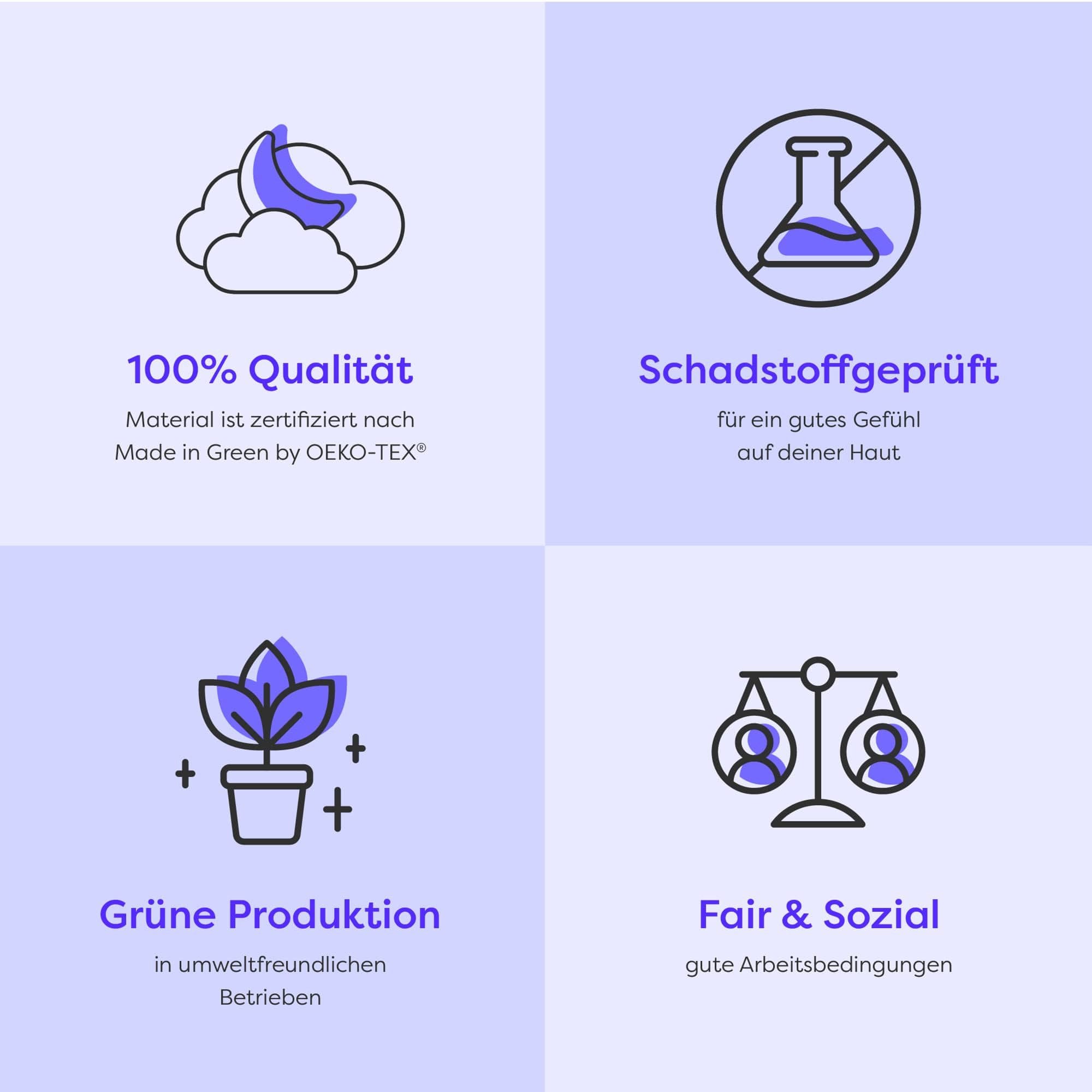 Wolkenfeld Kissenbezug »Renforcé Kissenbezug Baumwolle - Natürlich weiches Schlafgefühl« Größe 80x80, 40x80 und 70x90 cm; versteckter Reißverschluss