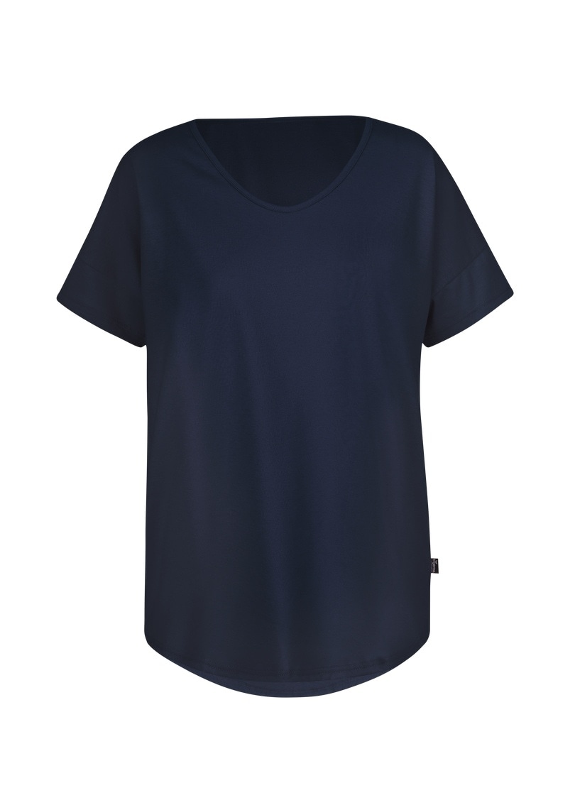 Trigema T-Shirt »TRIGEMA Oversized T-Shirt mit V-Ausschnitt«, (1 tlg.)