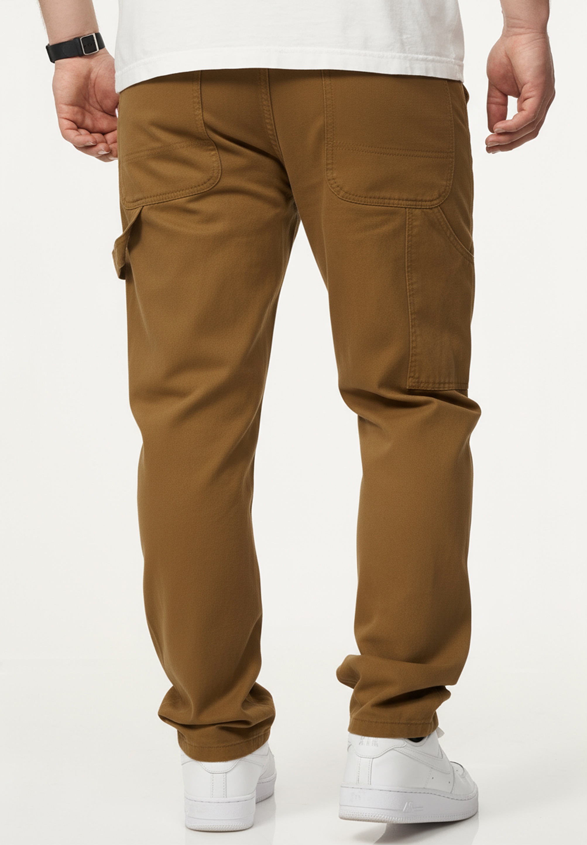 Daily Cotton Workerjeans »Hose im Carpenter-Stil - Regular-Fit Workwear« Herren Freizeithose Denim Stoffhose - Pants
