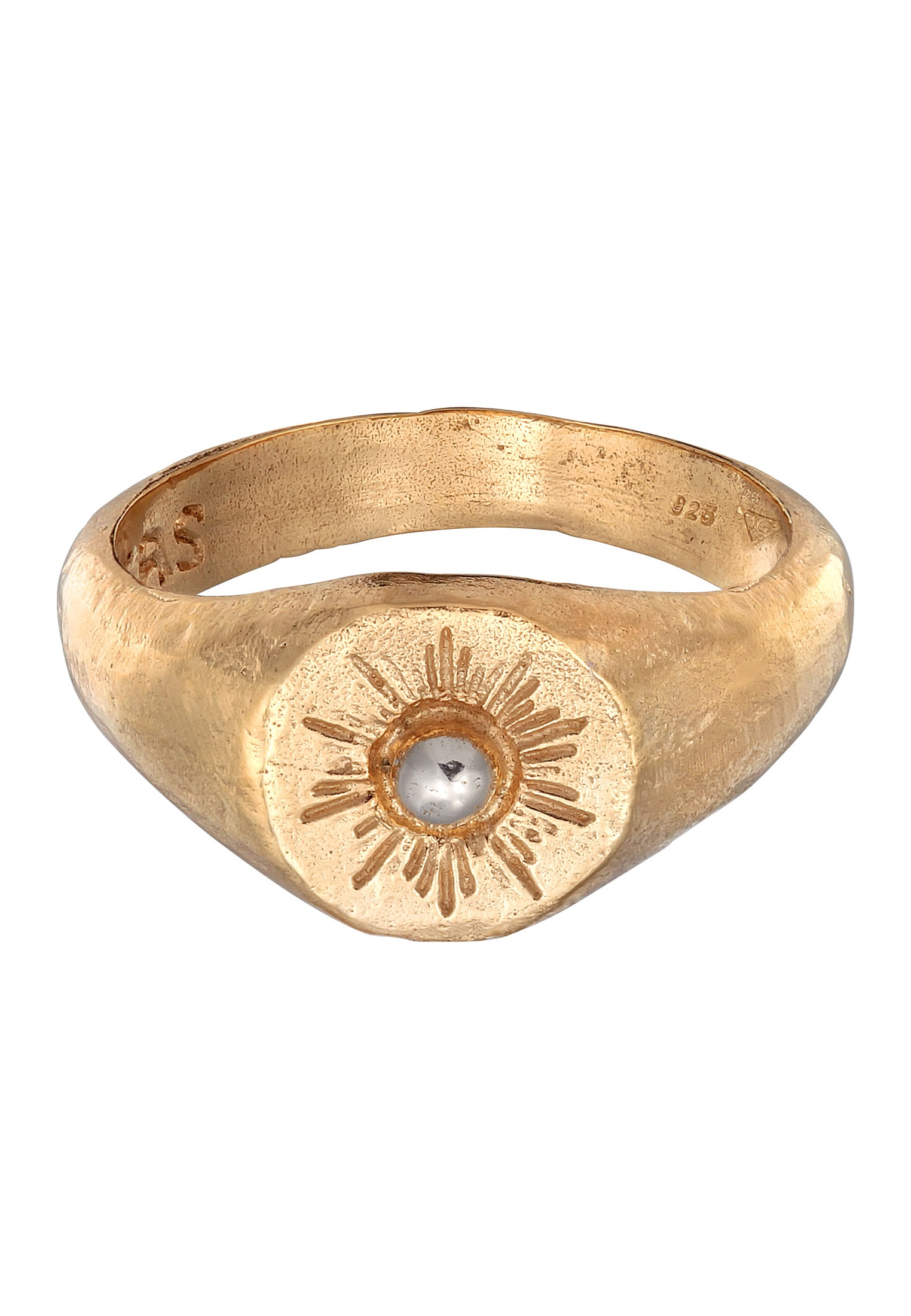 HAZE & GLORY Siegelring »Ring Siegelring - Sun Lover 925 Silber«