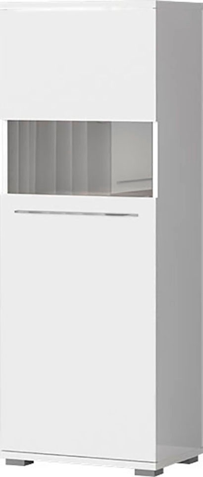 Places of Style Vitrine »Piano«, UV lackiert, Soft-Close Funktion