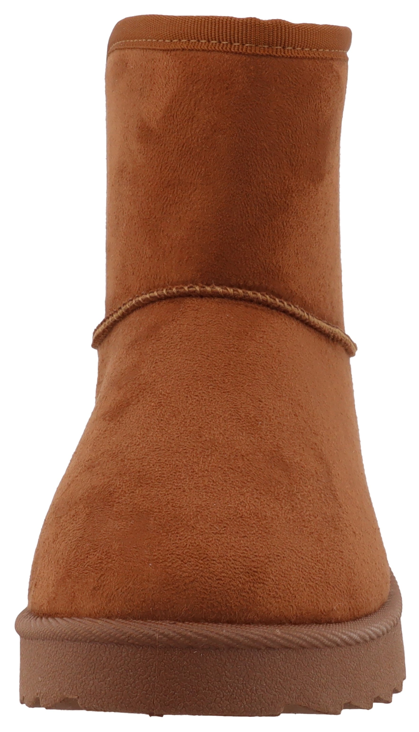 TOM TAILOR Winterboots, Plateau, Schlupfschuh, Ankleboots mit Ziernähte