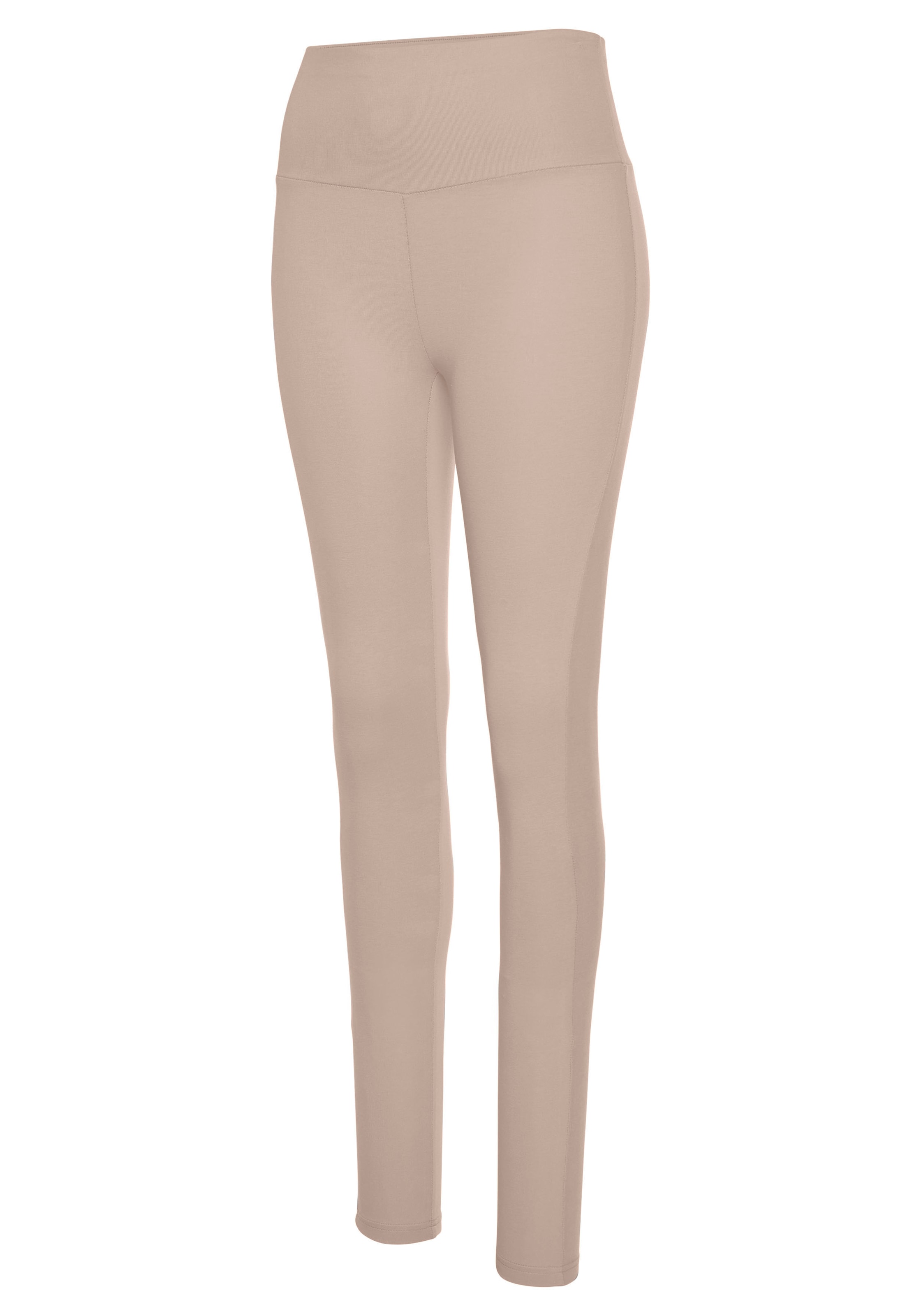 LASCANA Leggings, mit breitem Bündchen, Loungewear