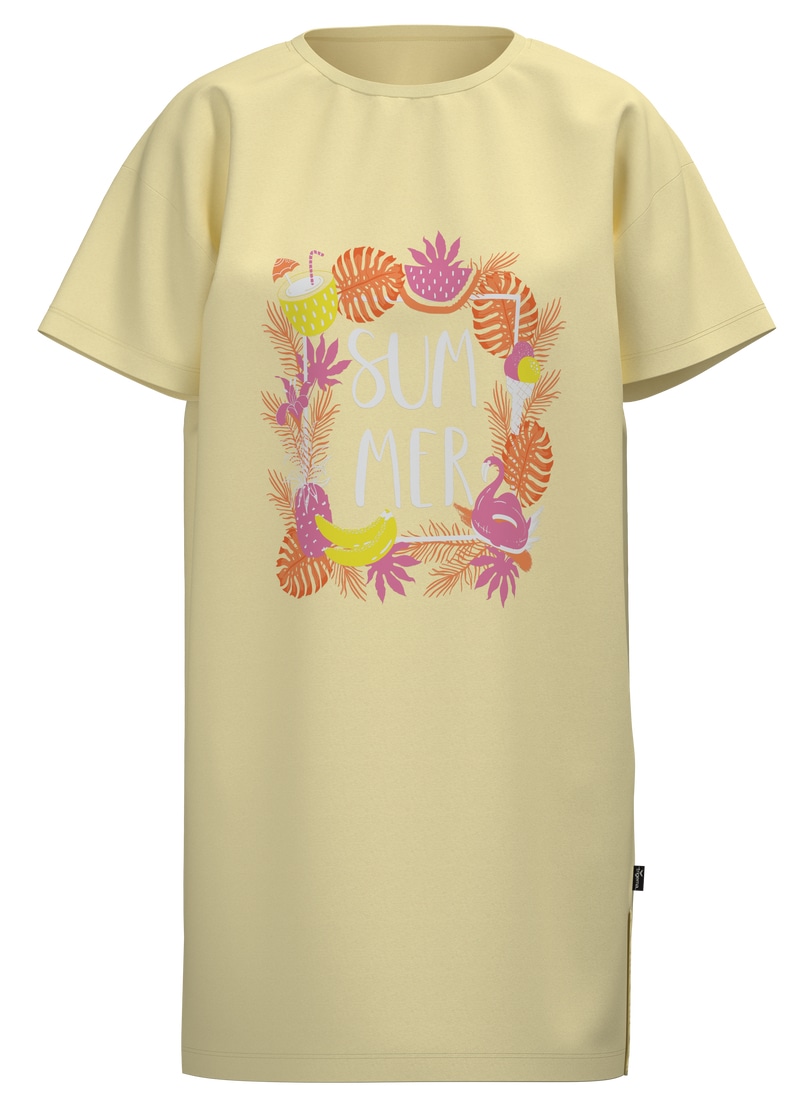Trigema Bigshirt »TRIGEMA Bigshirt mit sommerlichen Printmotiv« 1