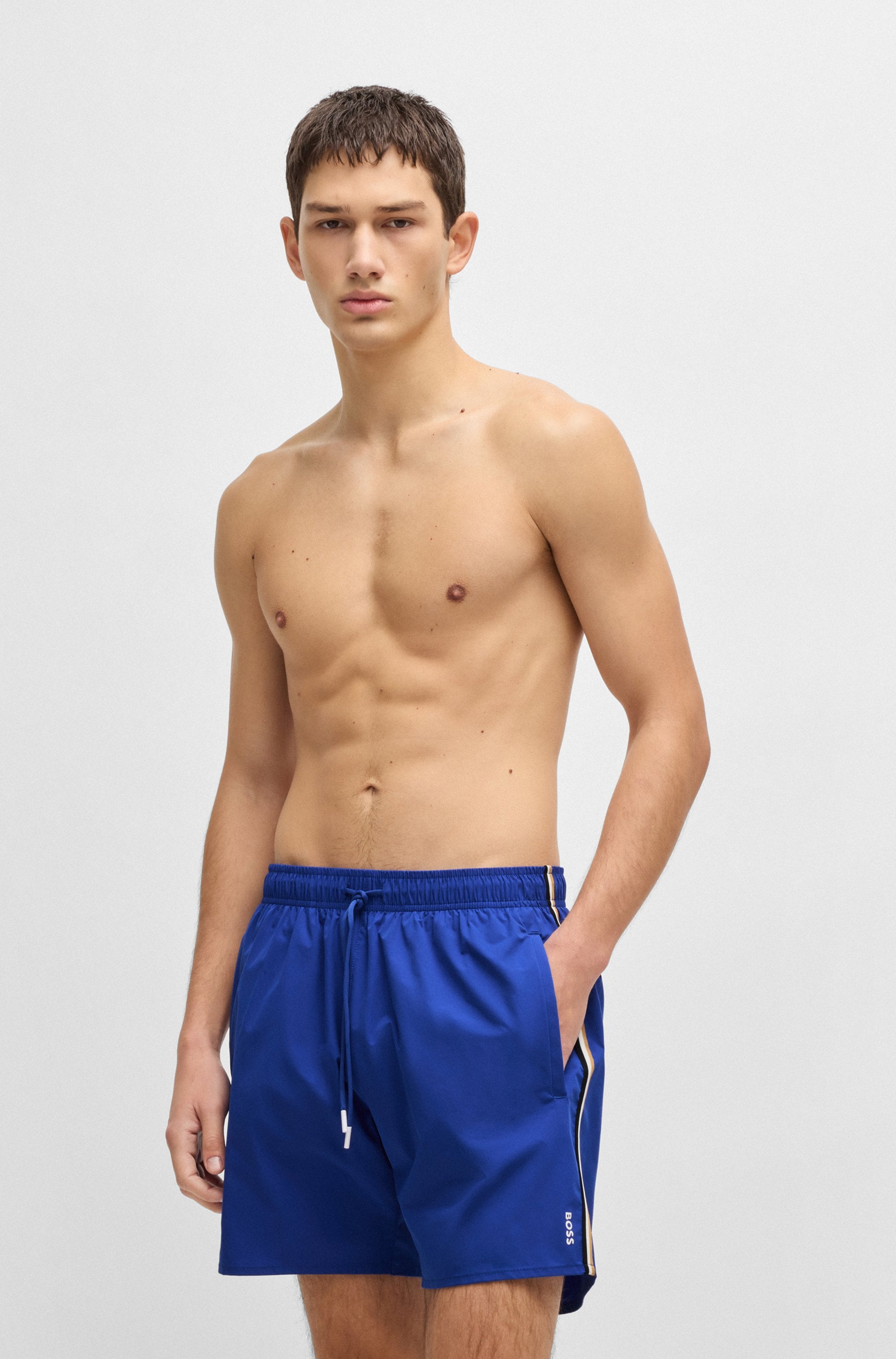 BOSS Badeshorts »Iconic«, mit Gesäßtasche