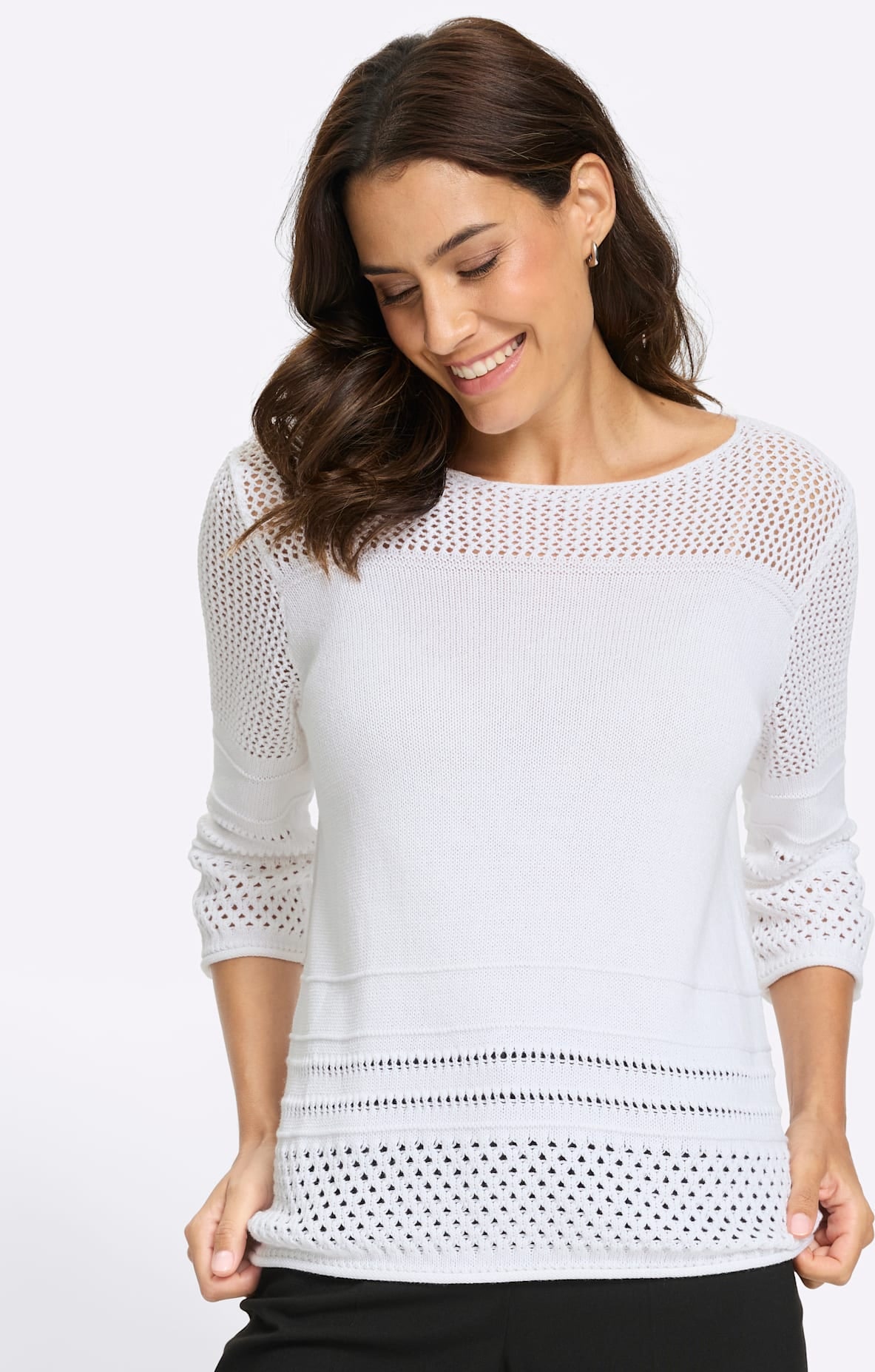 Inspirationen Ajourpullover »Ajour-Pullover«