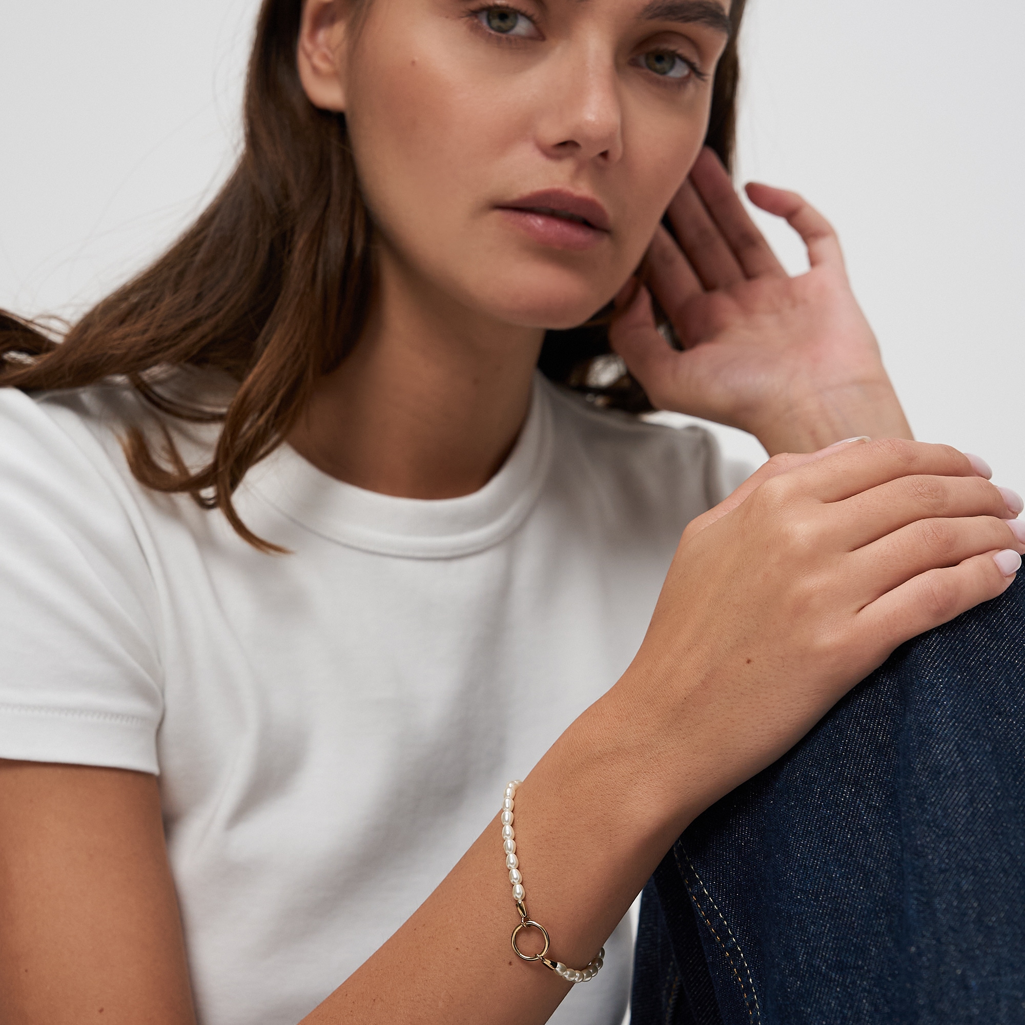 Tamaris Armband »Pearl Charms« mit Glasperle