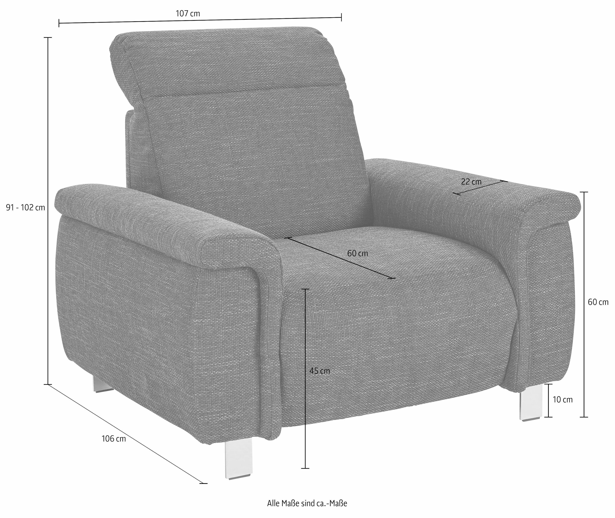 sit&more Sessel »Township«, wahlweise mit elektrischer Wallfree-Funktion  OTTO Online Shop