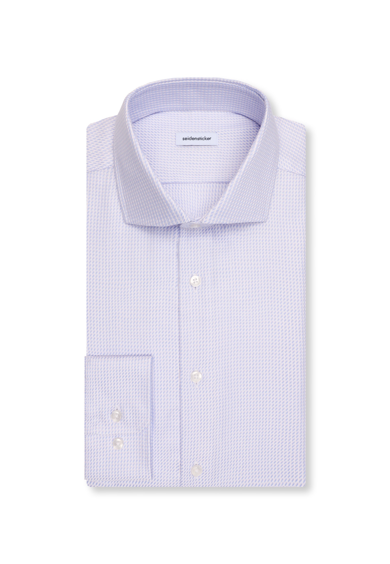 seidensticker Businesshemd »Schwarze Rose« Slim 1/1 Kentkragen Struktur