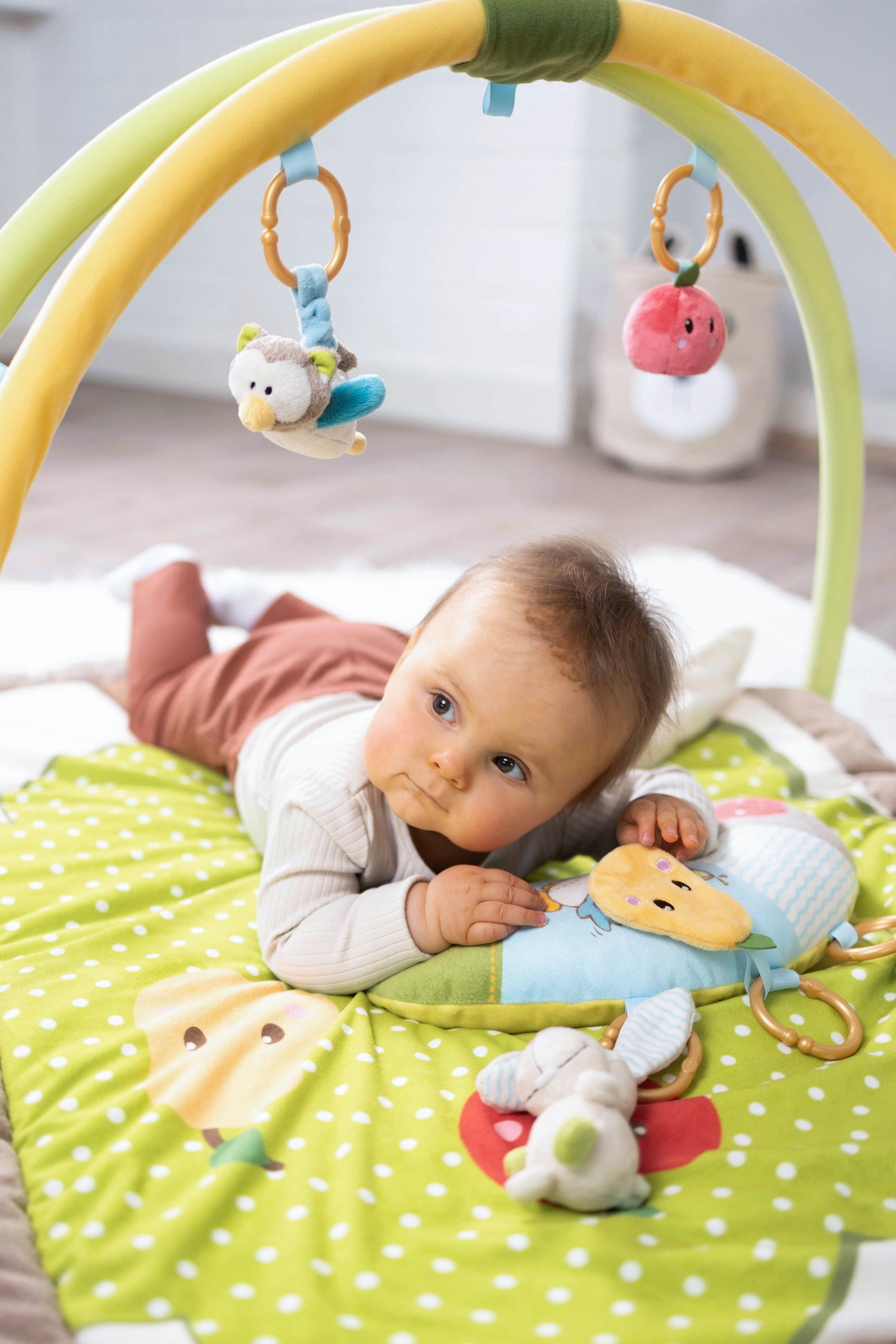 Nici Baby Gym »My First NICI Kollektion, 3-D Activity-Decke«, mit Spielkissen Hase und Eule