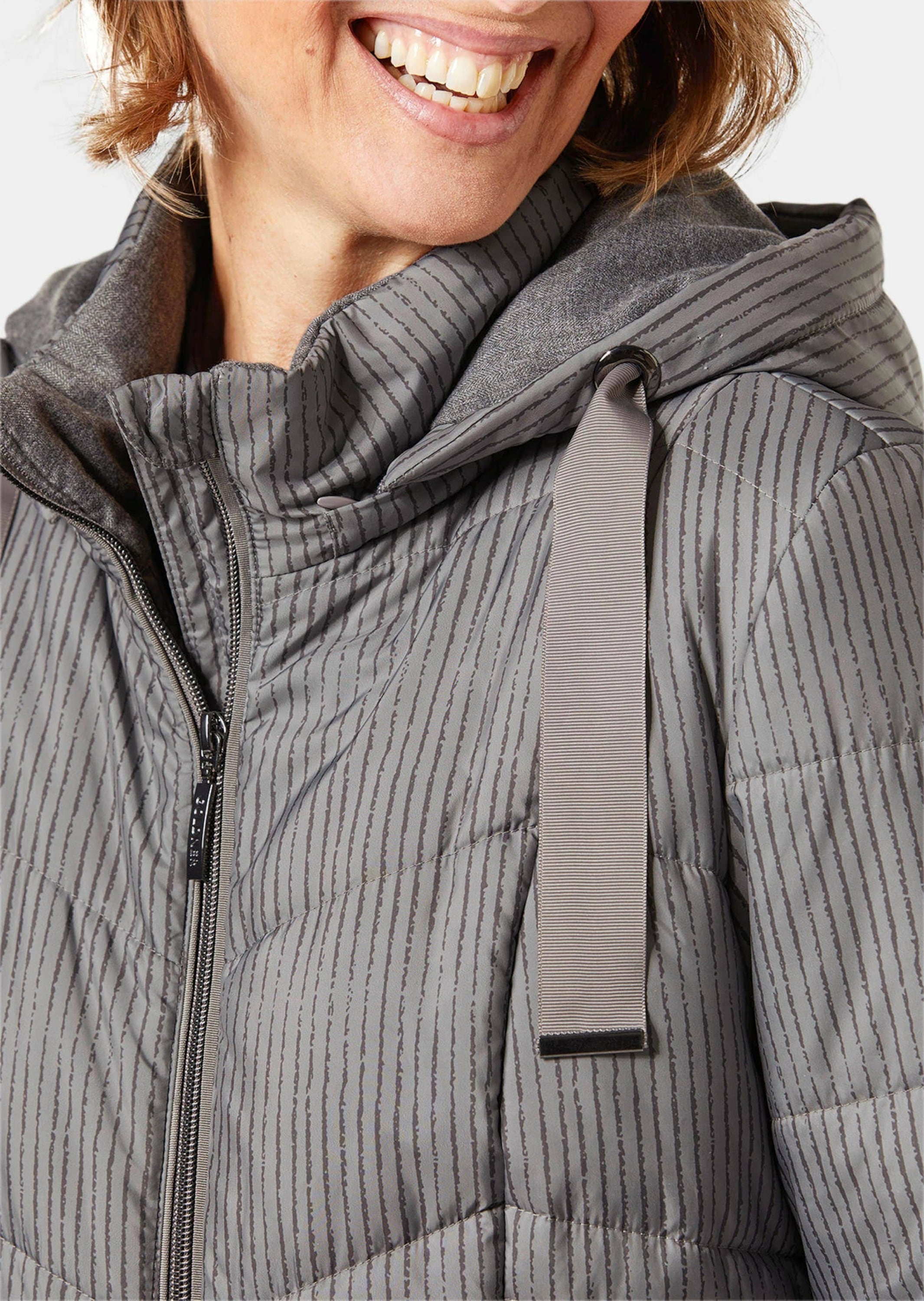 GOLDNER Steppjacke »Steppjacke mit farbharmonischem Druck«