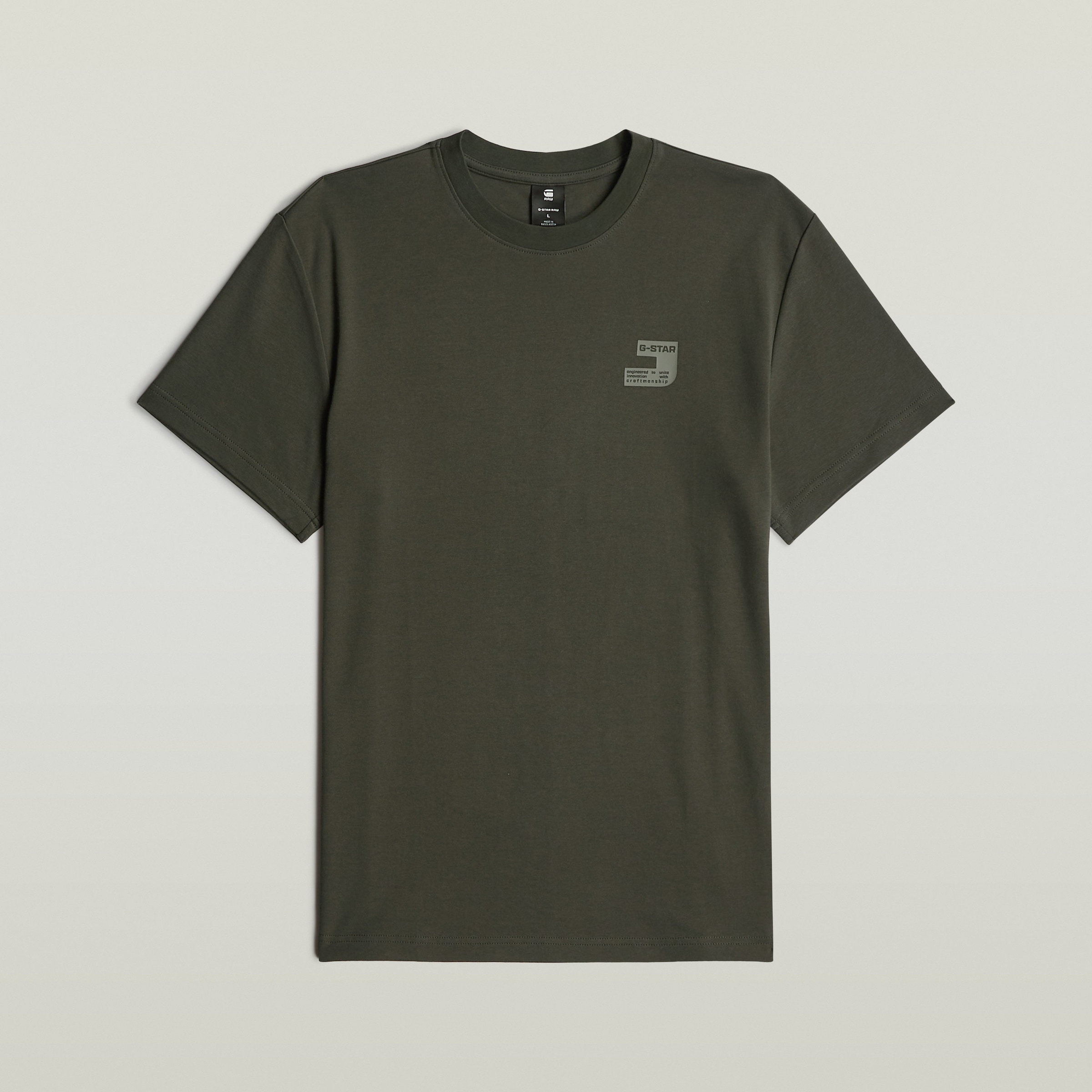 G-STAR T-Shirt »Chest Logo« Rundhals, Regular Fit
