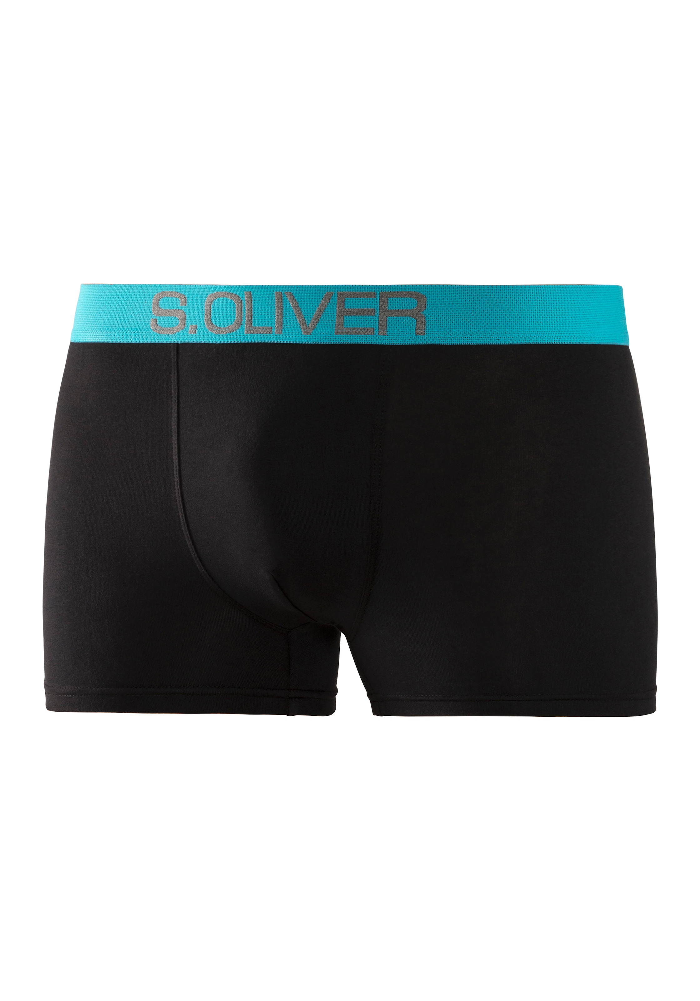 s.Oliver Boxer »Boxershorts für Herren«, (Packung, 4 St.), mit kontrastfarbenem Webbund