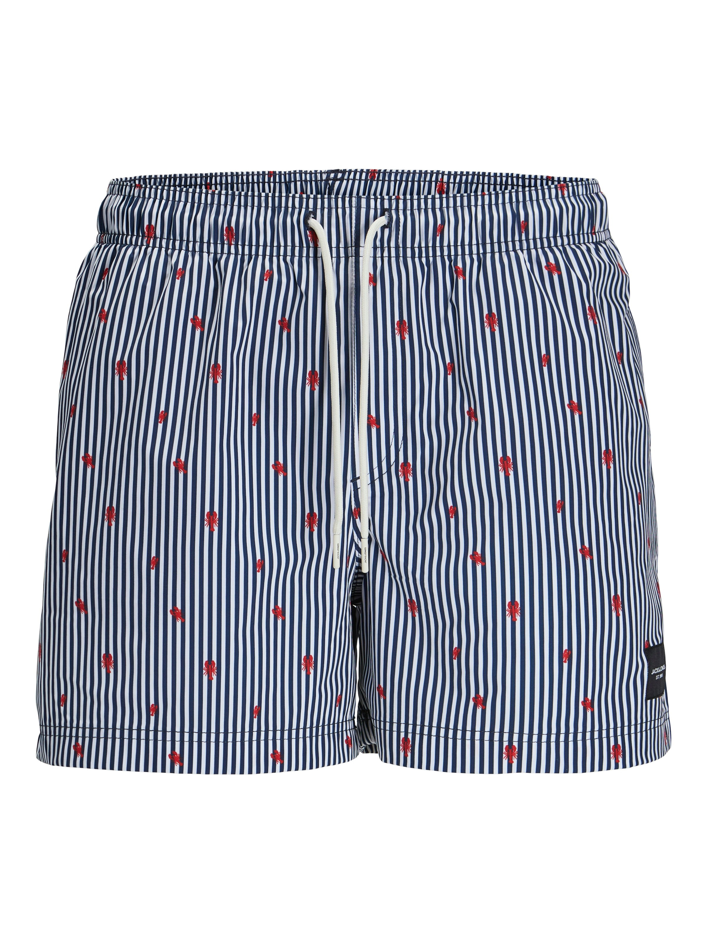 Jack & Jones Badeshorts »JPSTMAUI JJSWIM MINI STRIPE AKM SN«
