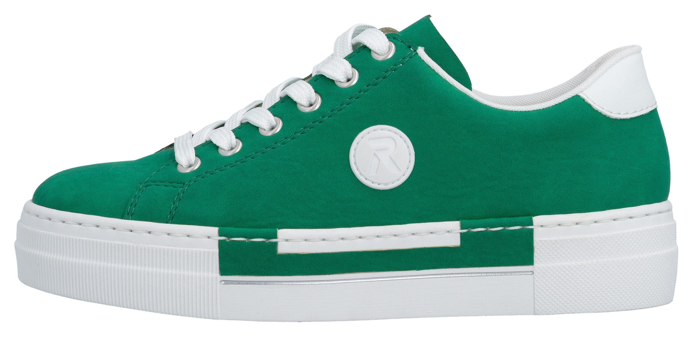 Rieker Sneaker  , Freizeitschuh, Halbschuh, Schnürschuh mit Plateausohle
