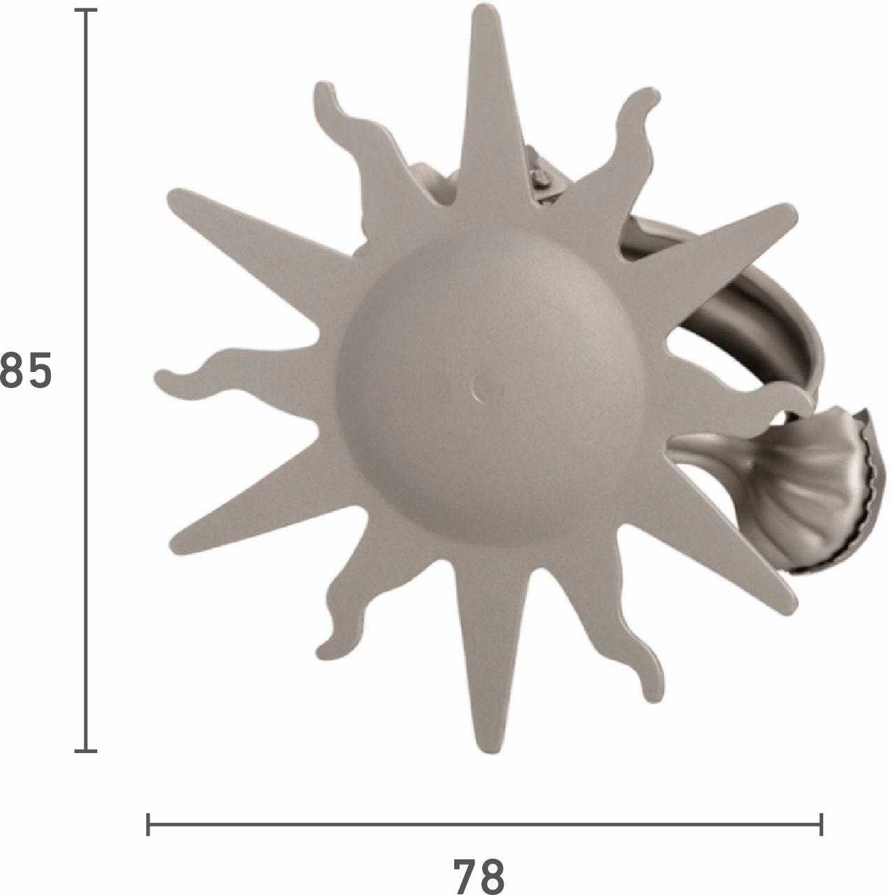 Good Life Dekoklammer für Raffhalter »Sonne« für Stoffe und Vorhänge