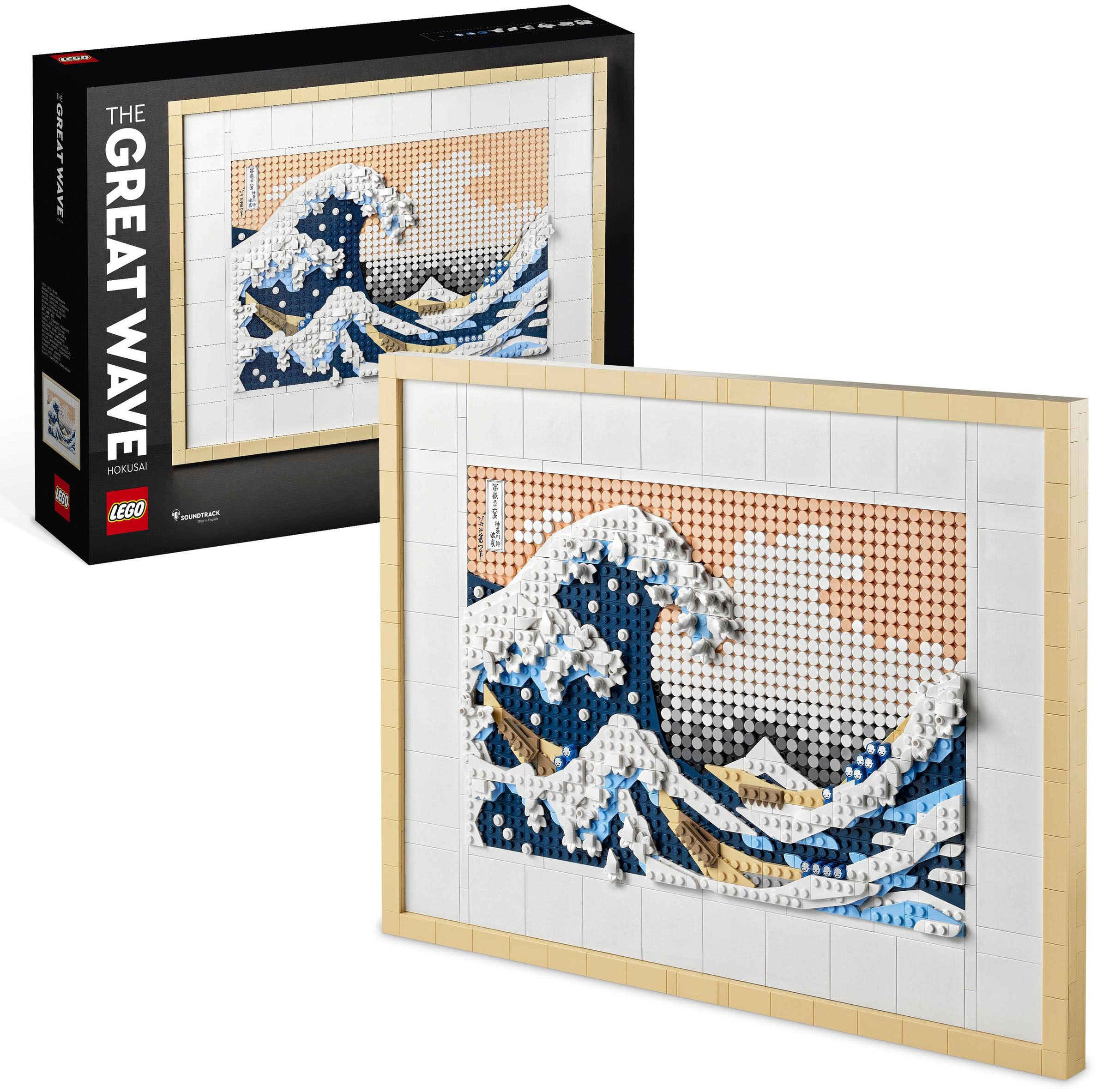 LEGO® Konstruktionsspielsteine »Hokusai – Große Welle (31208), LEGO® Art«, (1810 St.)