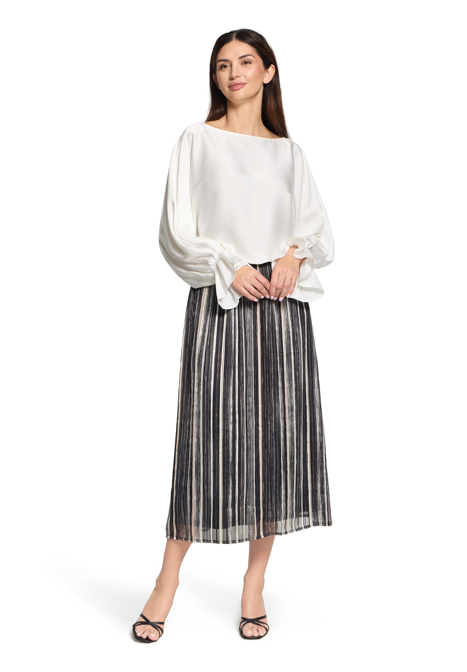 Betty Barclay Satinbluse »Satin-Bluse mit U-Boot-Ausschnitt«