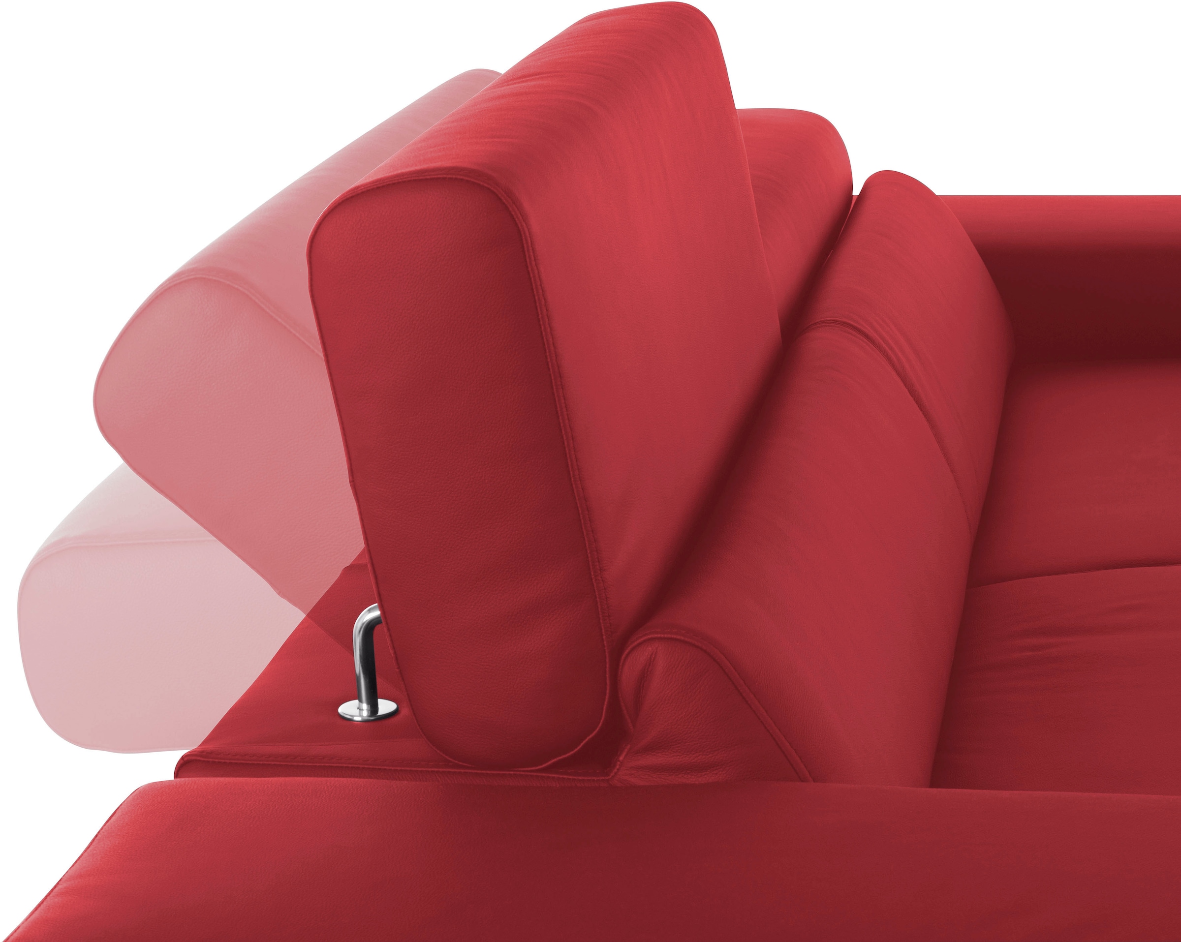 W.SCHILLIG 2-Sitzer »finn«, German Design Award 2016, Fußgestell Nussbaum natur, Breite 210 cm