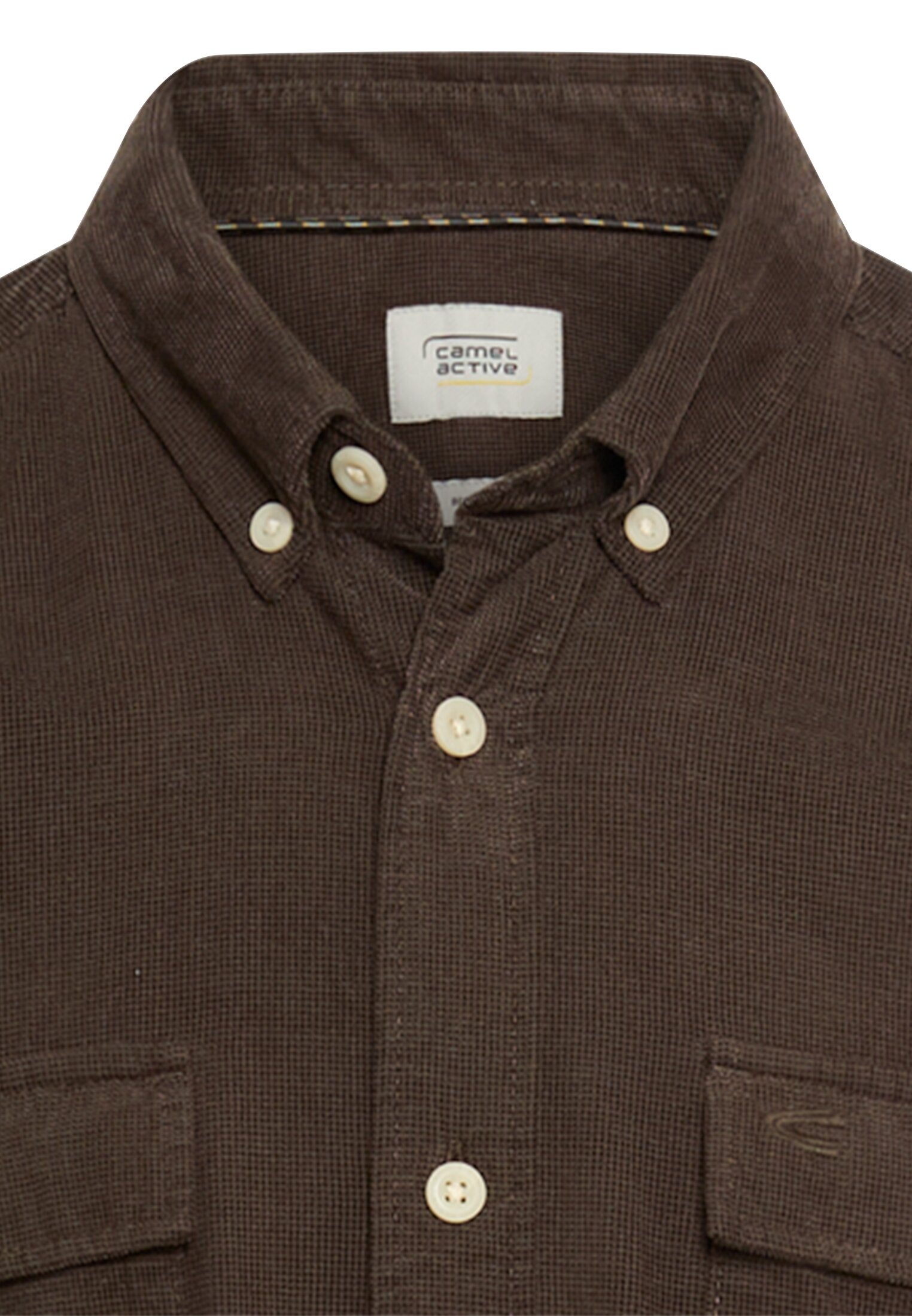 camel active Langarmhemd mit Brusttaschen