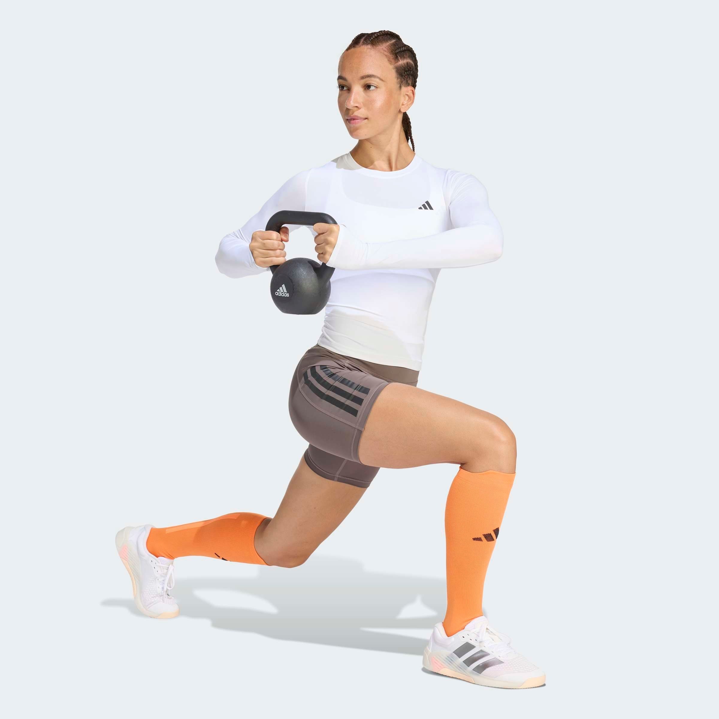 adidas Performance Shorts »OPTIME WORKOUT 3-STREIFEN KURZE LEGGINGS«