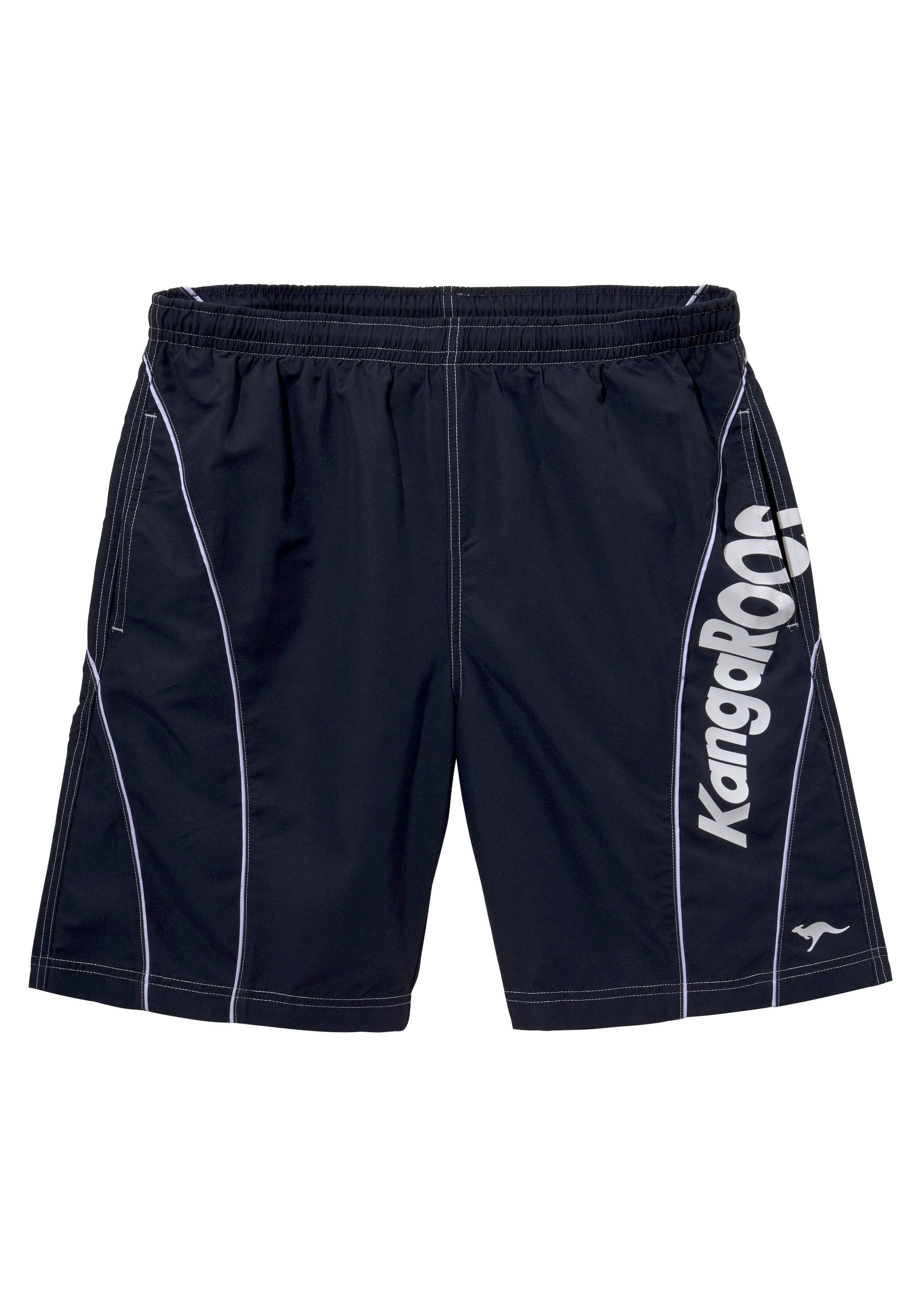 KangaROOS Badeshorts, mit Kangaroos Schriftzug