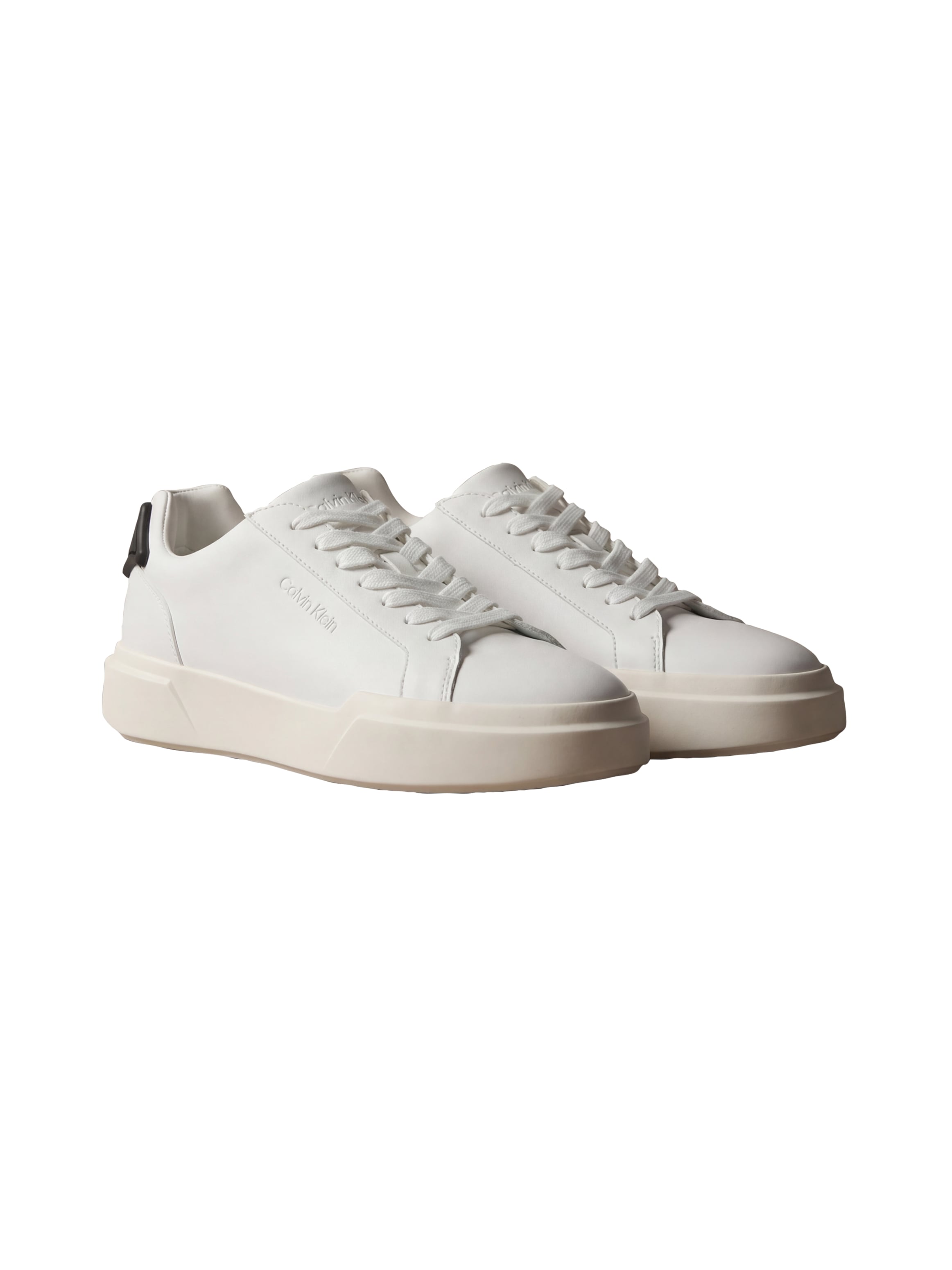 Calvin Klein Sneaker »CHUNKY CUPSOLE LACEUP RUB BT LTH«  Schnürschuh, Halbschuh, Freizeitsneaker mit Fersen-Kontrast