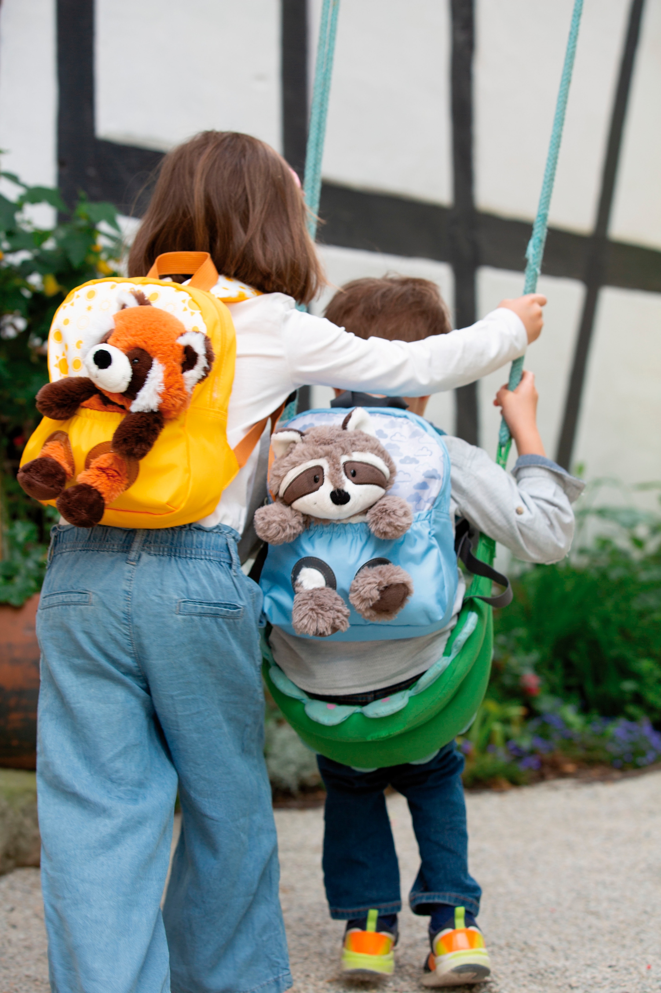 Nici Kinderrucksack »Travel Friends, Rucksack mit Plüsch Roter Panda, 25 cm«