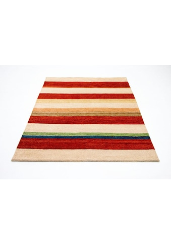morgenland Wollteppich »Gabbeh Teppich handgeknüpft mehrfarbig«, rechteckig, 18 mm... kaufen