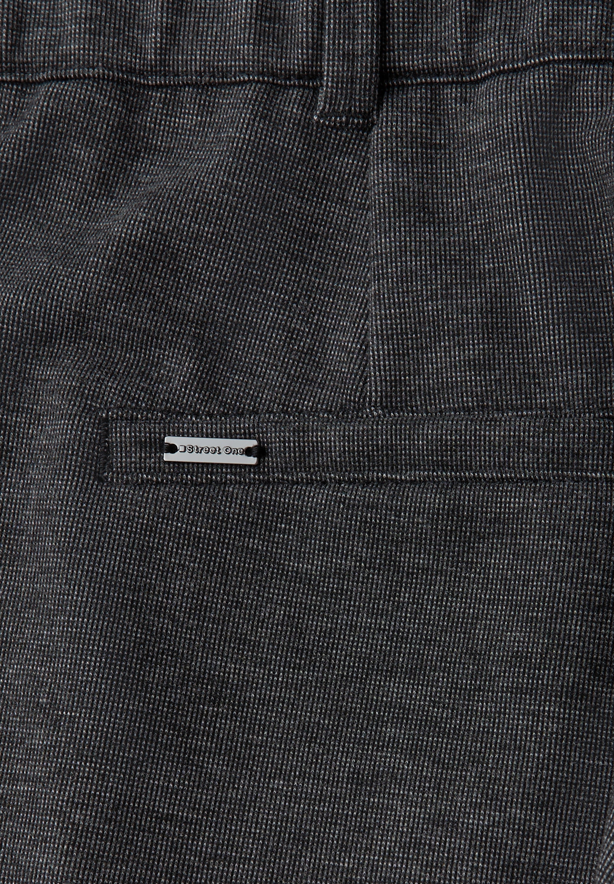 STREET ONE Stoffhose  meliert, im Casual Fit und mit Stretch