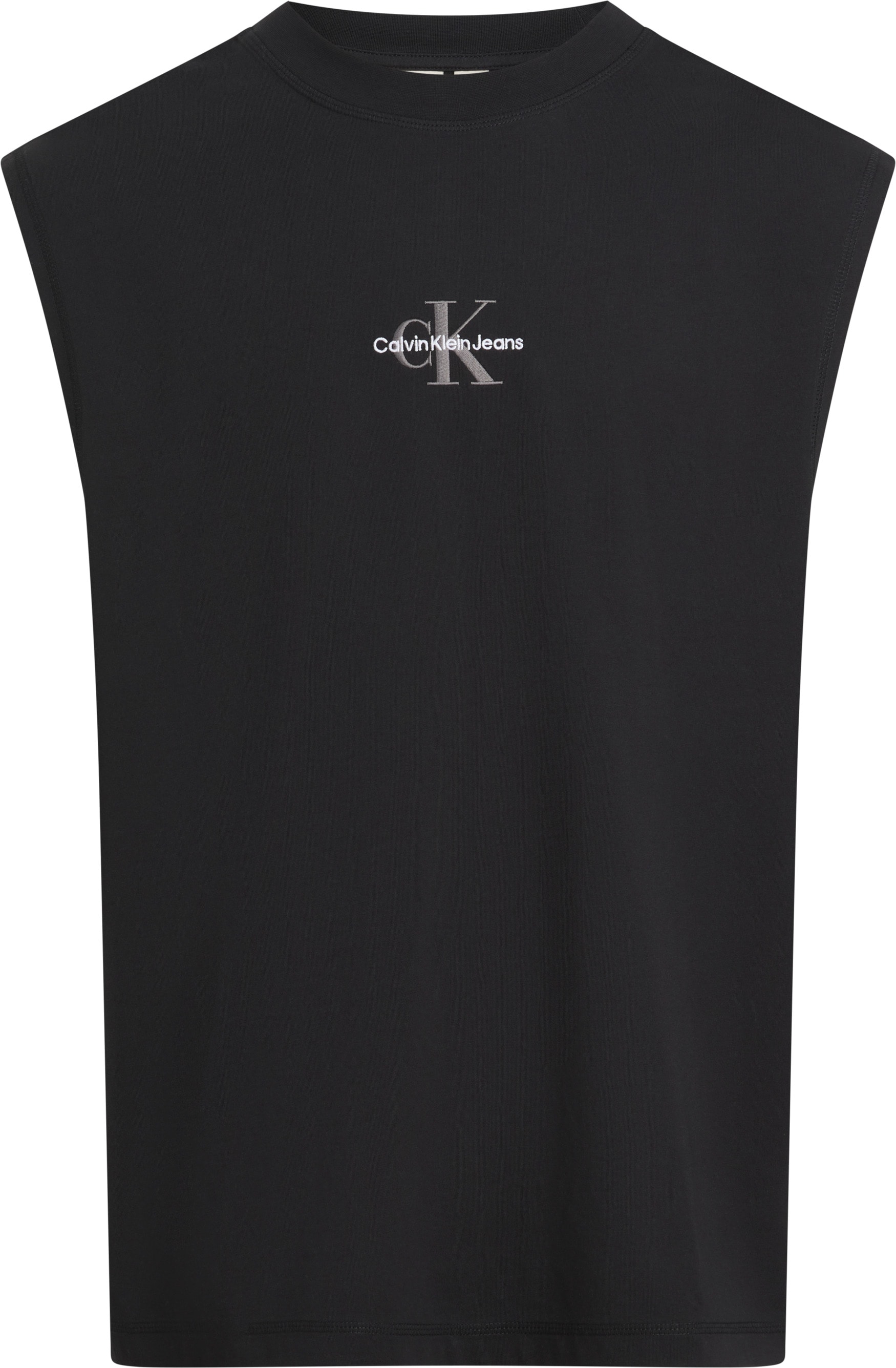 Calvin Klein Jeans Rundhalsshirt »MONOLOGO SLEEVELESS TEE«, mit Logostickerei