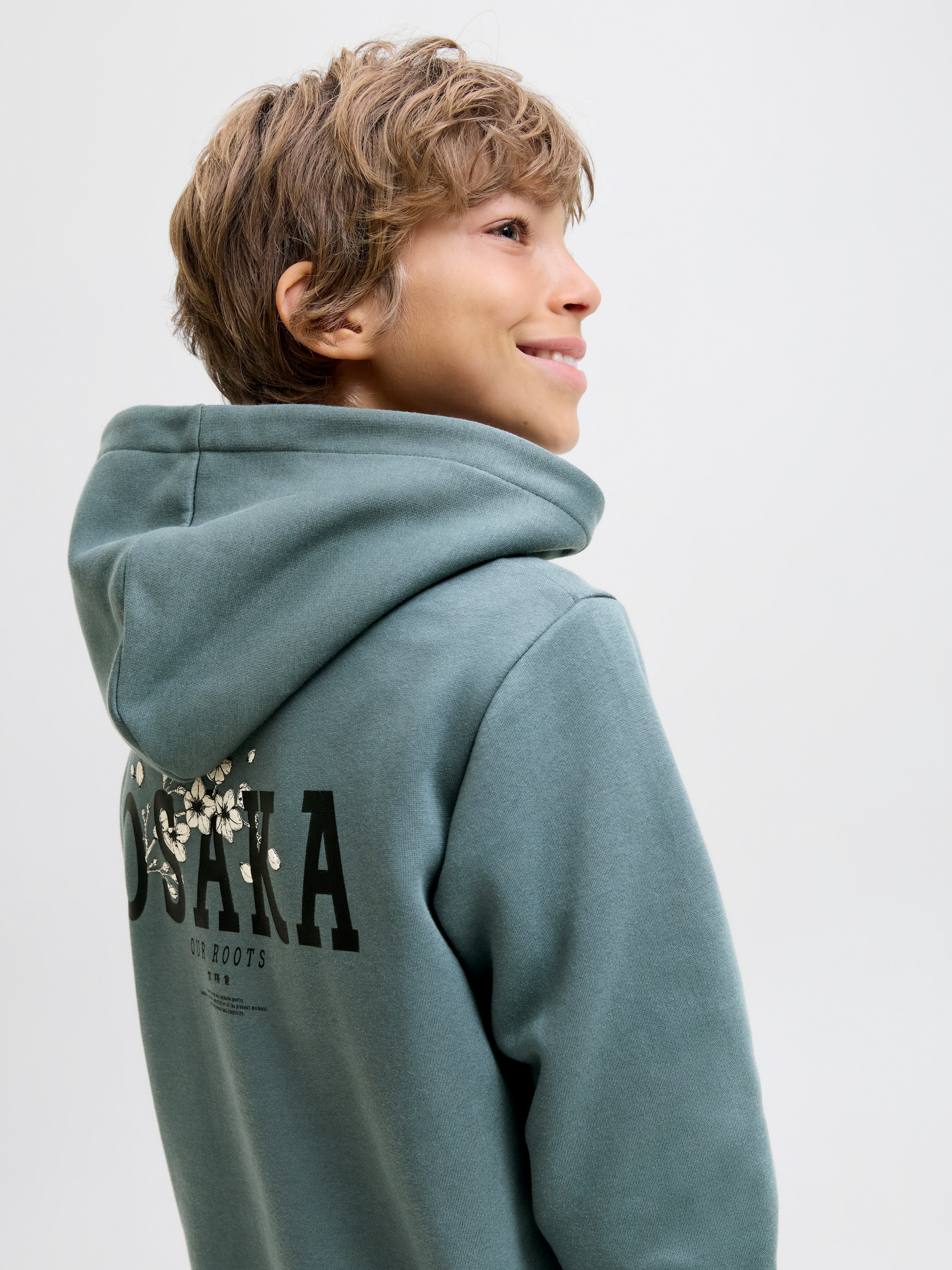 Jack & Jones Junior Kapuzensweatshirt »JJKENJI SWEAT HOOD JNR«
