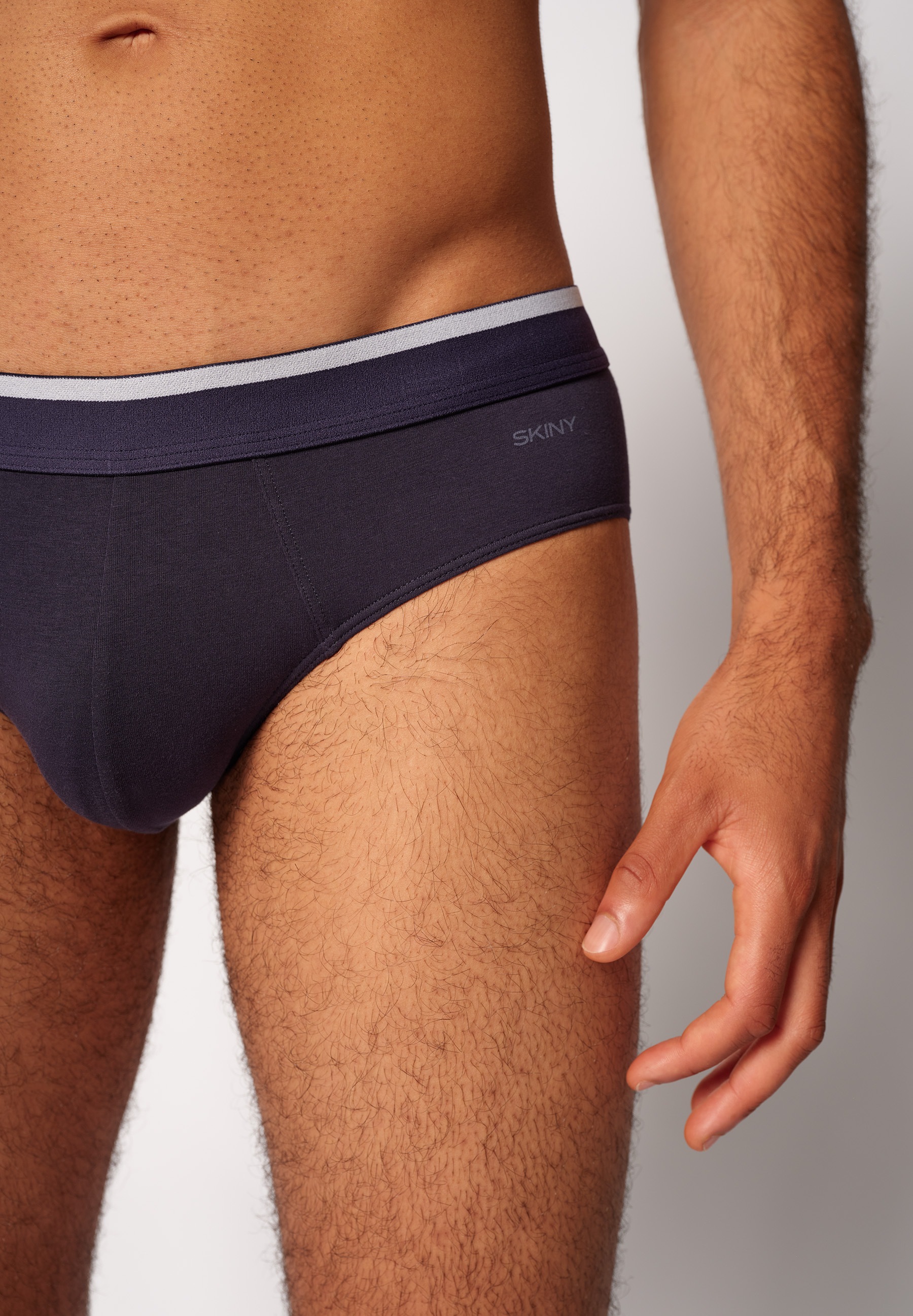 Skiny Brasilslip »Cotton Multipack« 3er Pack,  klassisch, basic, elastisch, bequem, kein Einschneiden, Baumwollmix