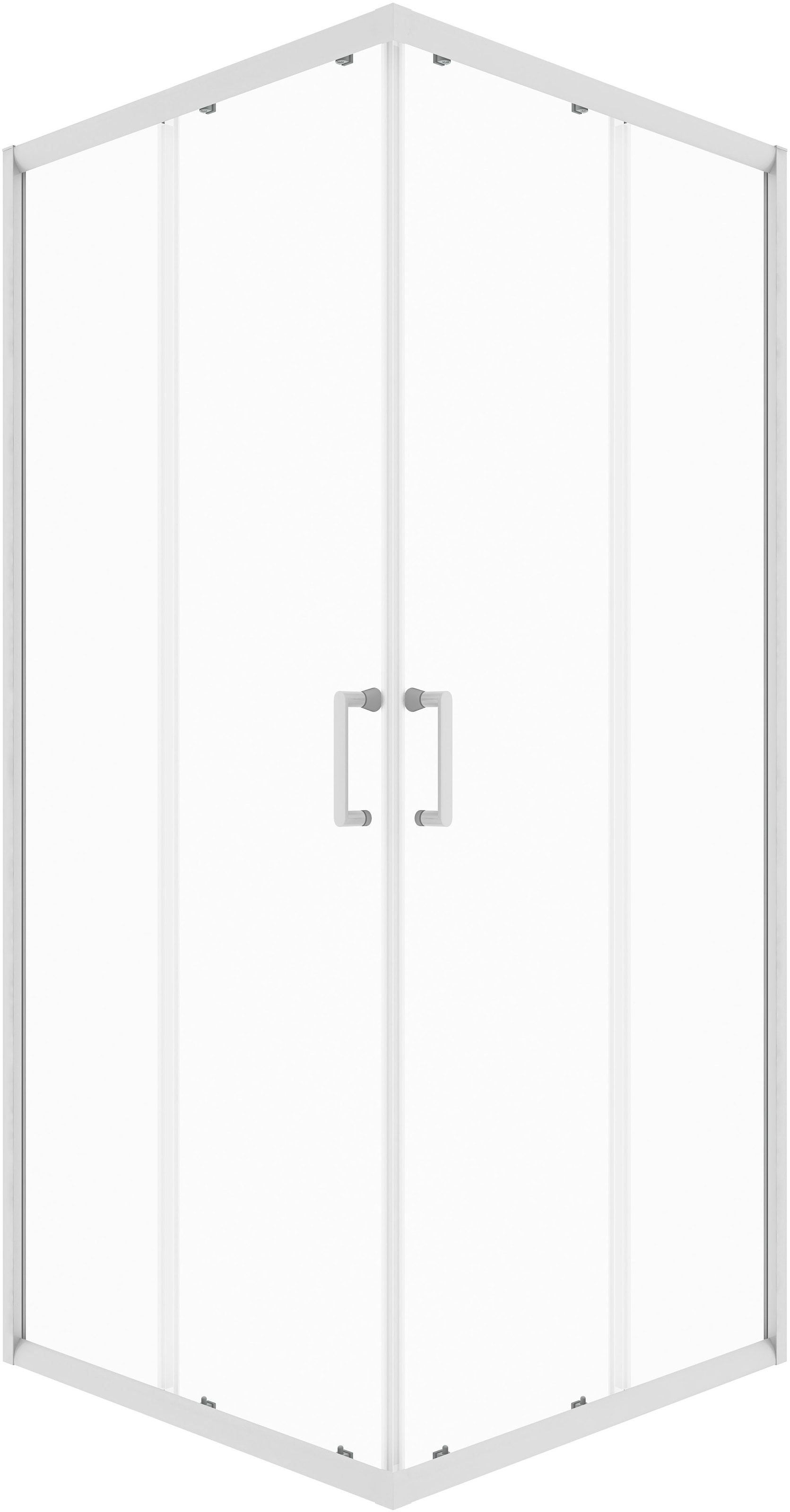 Marwell Eckdusche »FERMO II« Glasdusche mit Eckeinstieg und Gleittüren