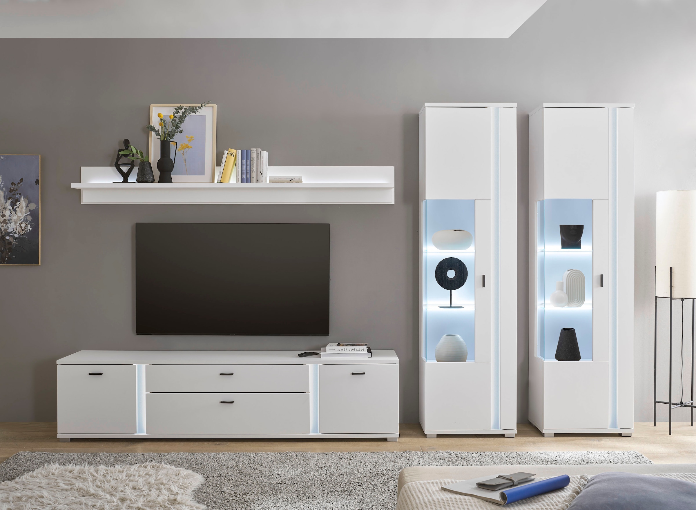 Home affaire Wohnwand »LONG ISLAND« Set, 4 Stk. tlg.