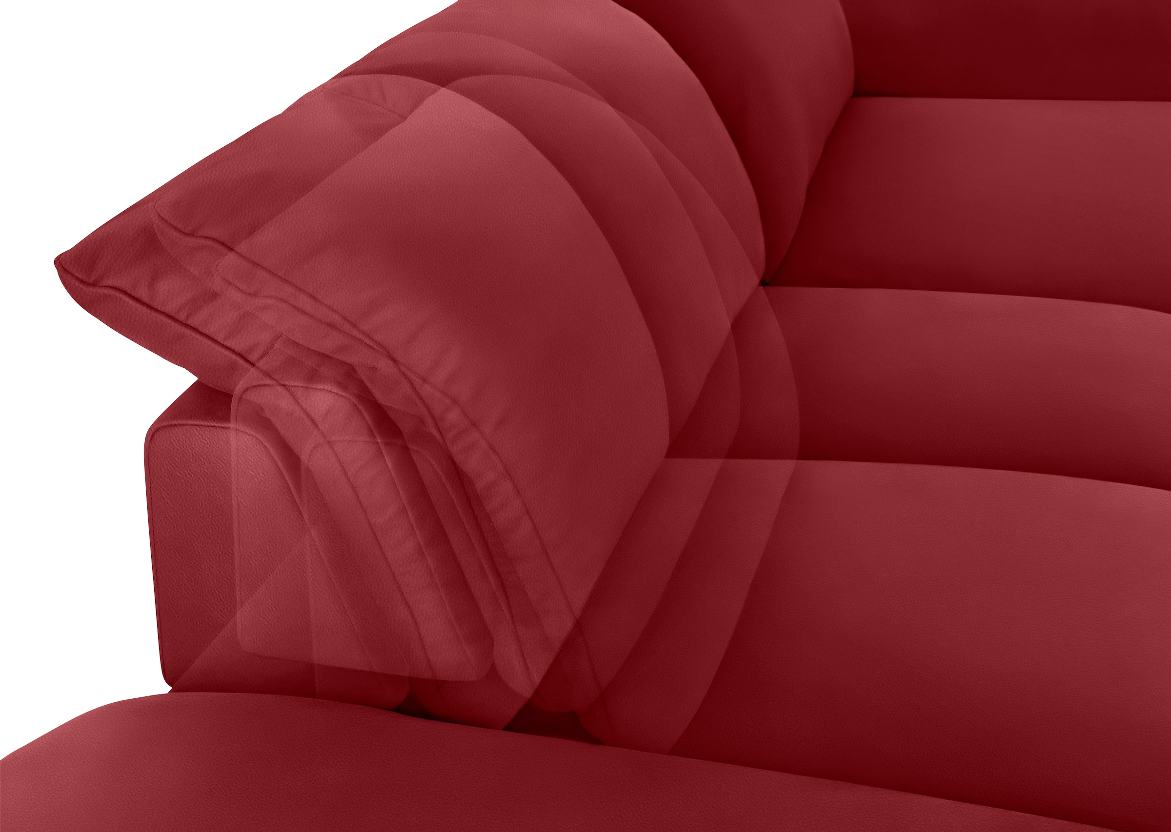 W.SCHILLIG Ecksofa »enjoy&MORE, Designsofa, elegant und bequem, L-Form«, Sitztiefenverstellung, Füße schwarz pulverbeschichtet, Breite 310 cm