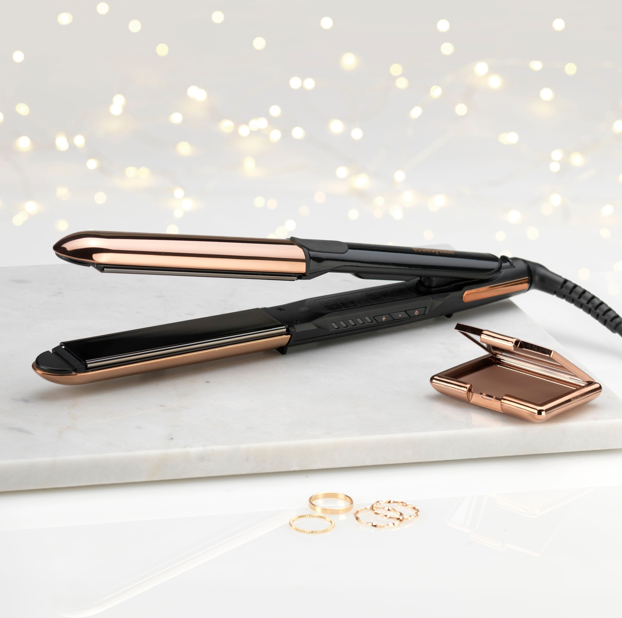 BaByliss Glätteisen »ST482E Straight & Curl Brilliance«, Titan-Beschichtung,  2-in-1 Glätteisen bei OTTO