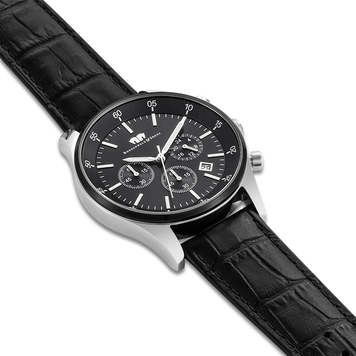 Rhodenwald & Söhne Chronograph »Goodwill T418«, (1 tlg.), aus Edelstahl