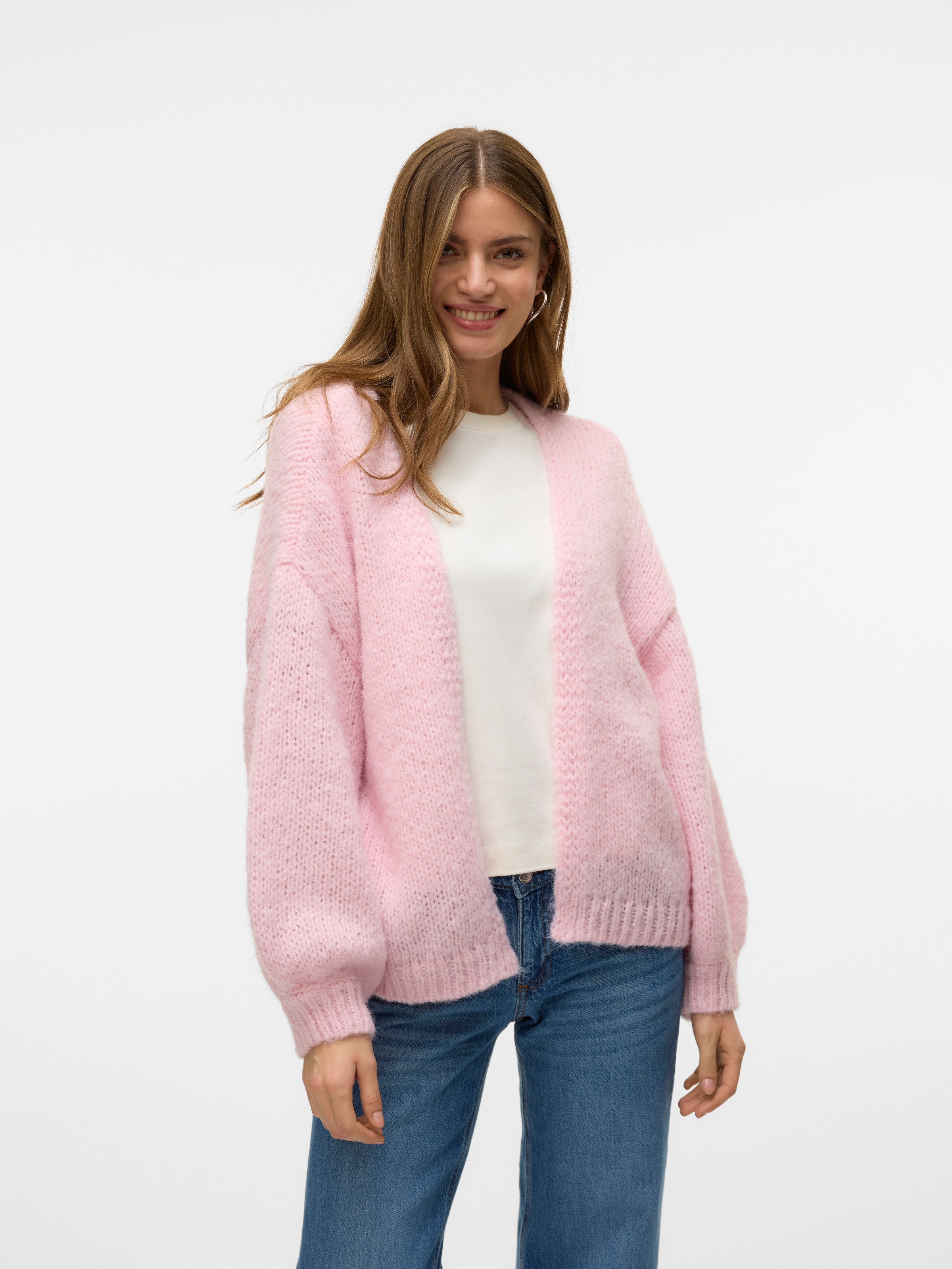 Vero Moda Strickjacke »VMMAYBE LS OPEN CARDIGAN GA REP«