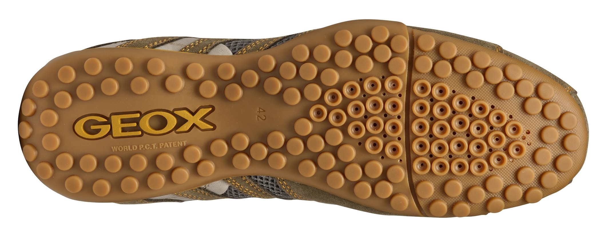 Geox Schnürschuh »U SNAKE ORIGINAL«, Schnürschuh, Freizeitschuh, Trekking Sneaker mit Lederinnensohle