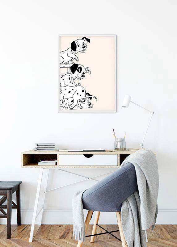 Komar Poster »101 Dalmatiner Schlafzimmer, kaufen Playing«, bei OTTO Disney, Wohnzimmer Kinderzimmer