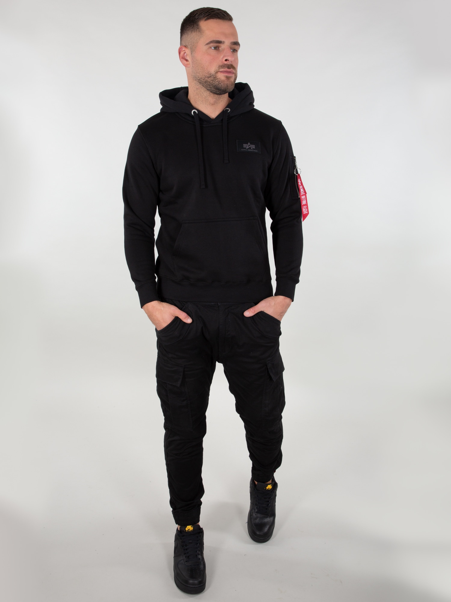 Alpha Industries Hoodie »Alpha Industries Men - Hoodies BP Hoodie Foil Print«
