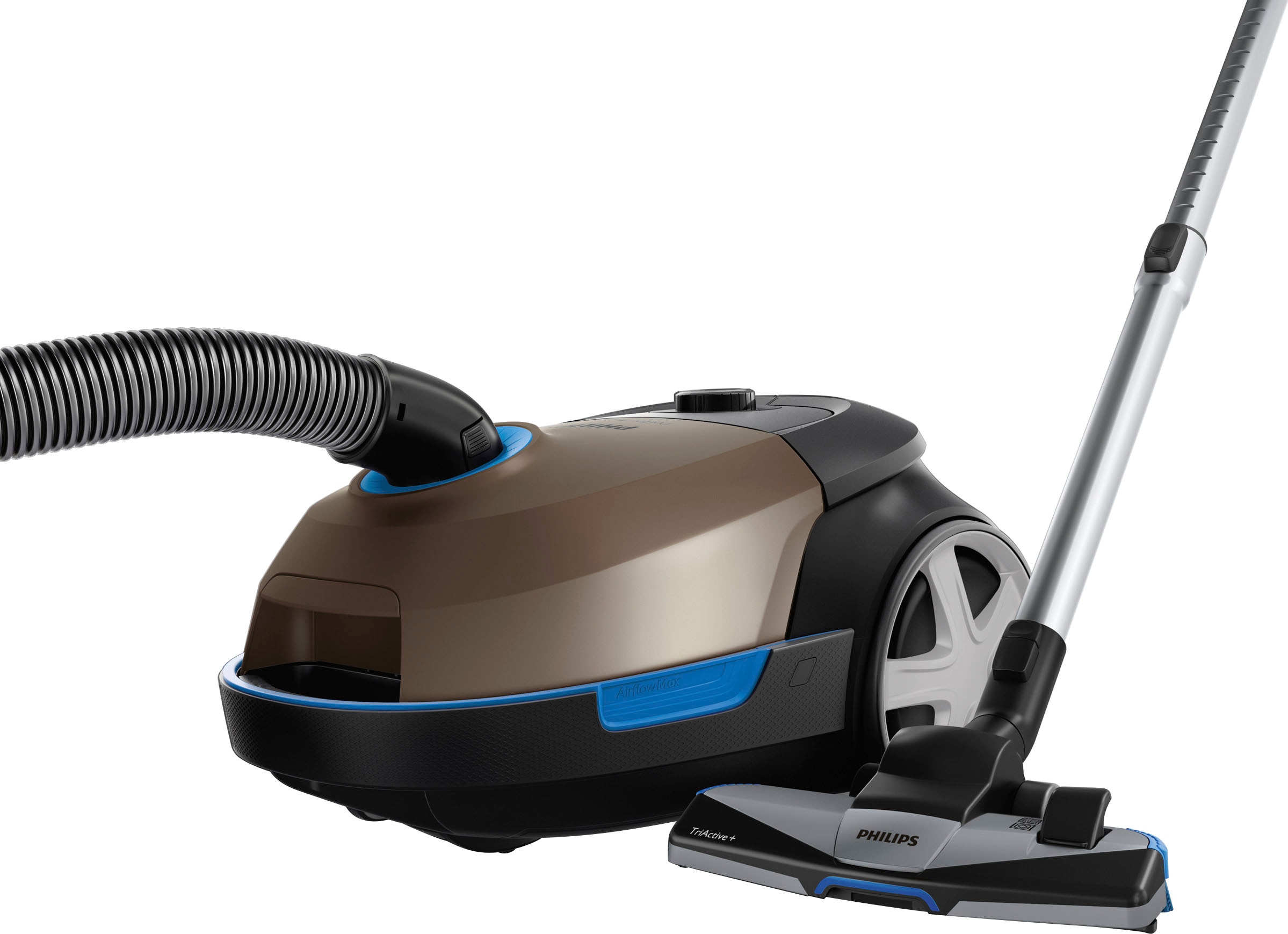 Philips Bodenstaubsauger »FC8577/09 Performer Active«, 900 W, mit Beutel, Allergiefilter, mit 4 l Fassungsvermögen und TriActive+-Düse