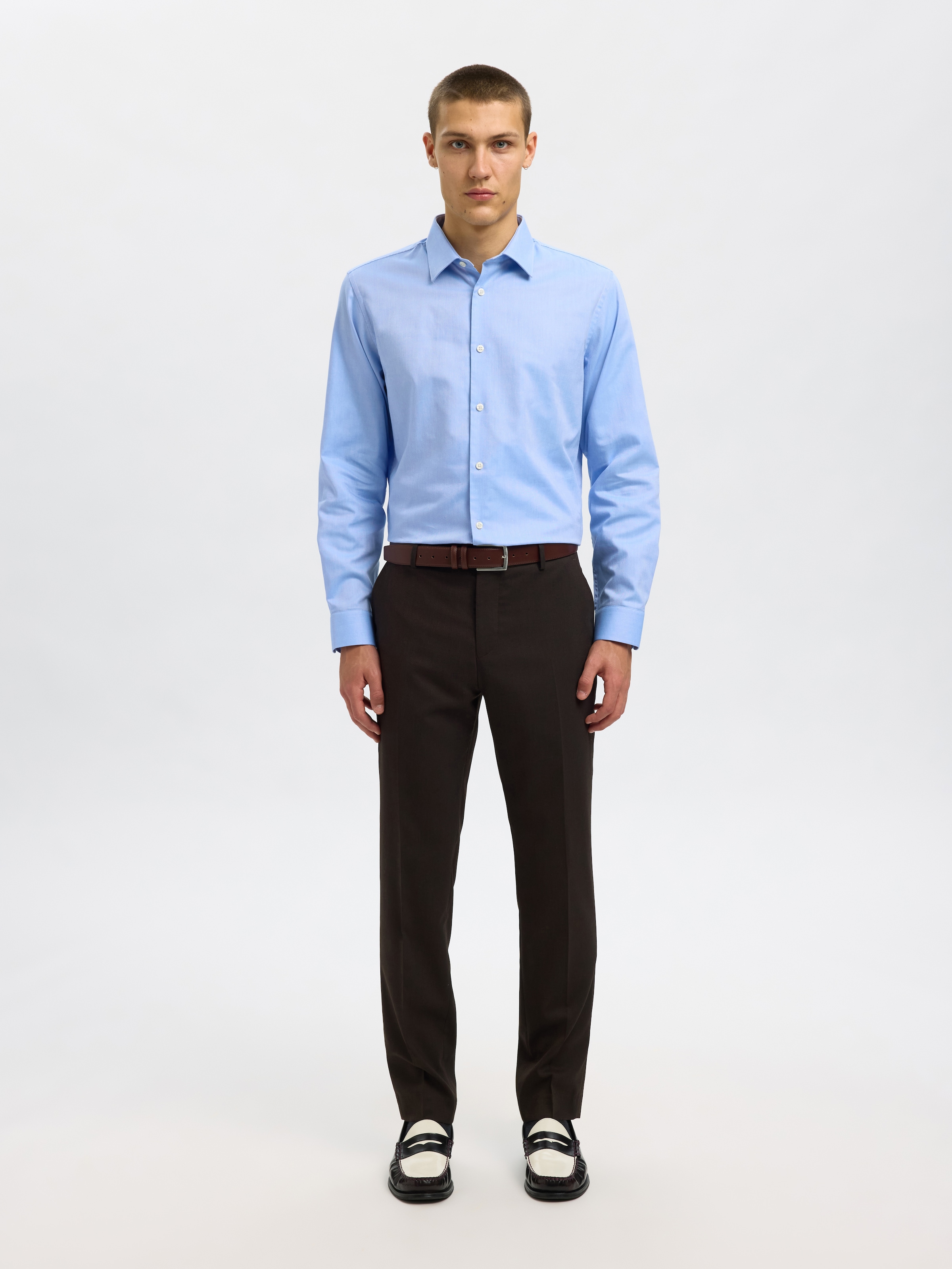 SELECTED HOMME Langarmhemd »SLHSLIMCLARK SHIRT LS NOOS«