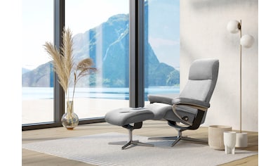 Relaxsessel »View«, (Set, Relaxsessel mit Hocker), mit Hocker, mit Cross Base, Größe...