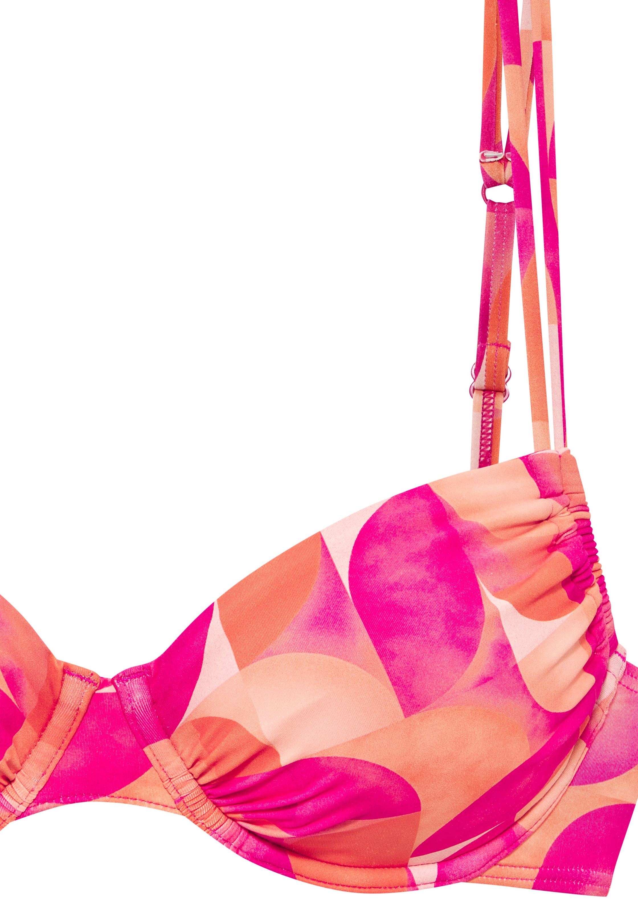 LASCANA Bügel-Bikini-Top »Tilly« mit modernem Allover-Print
